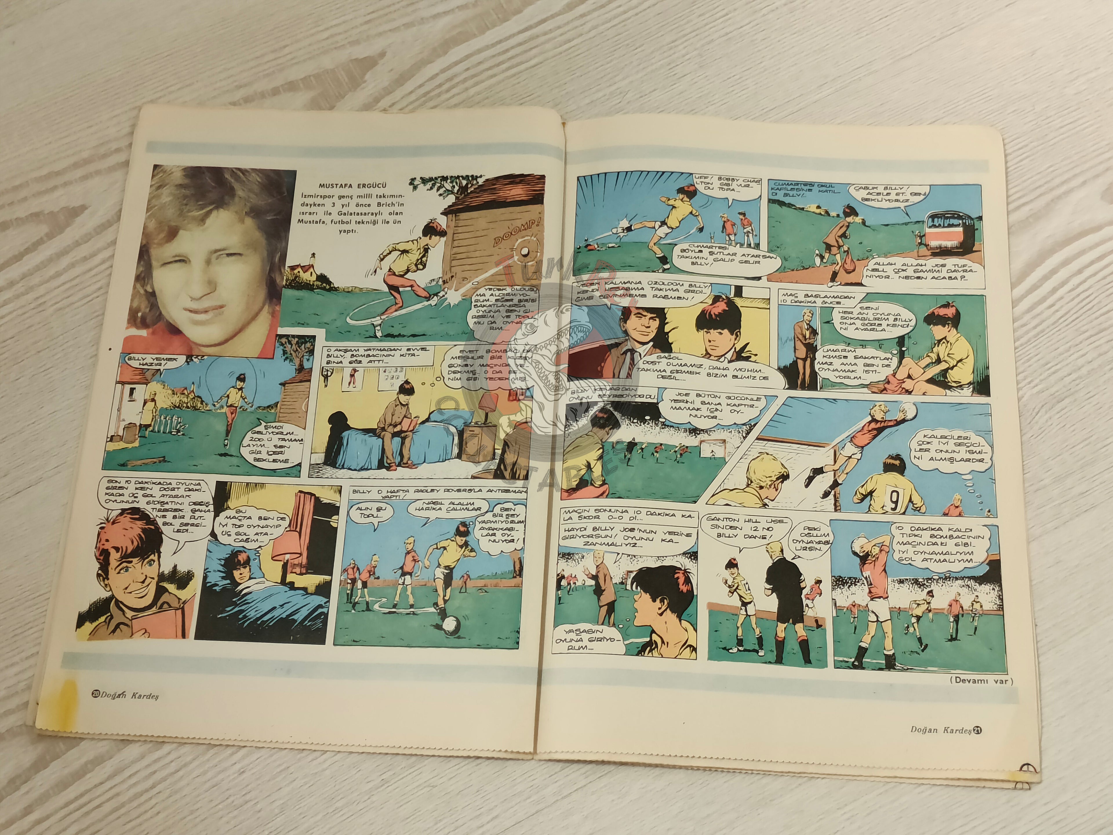 Doğan Kardeş 1975 Magazine #41 Turkish Comic Turkey Valérian and Laureline Smurfs Boule et Bill