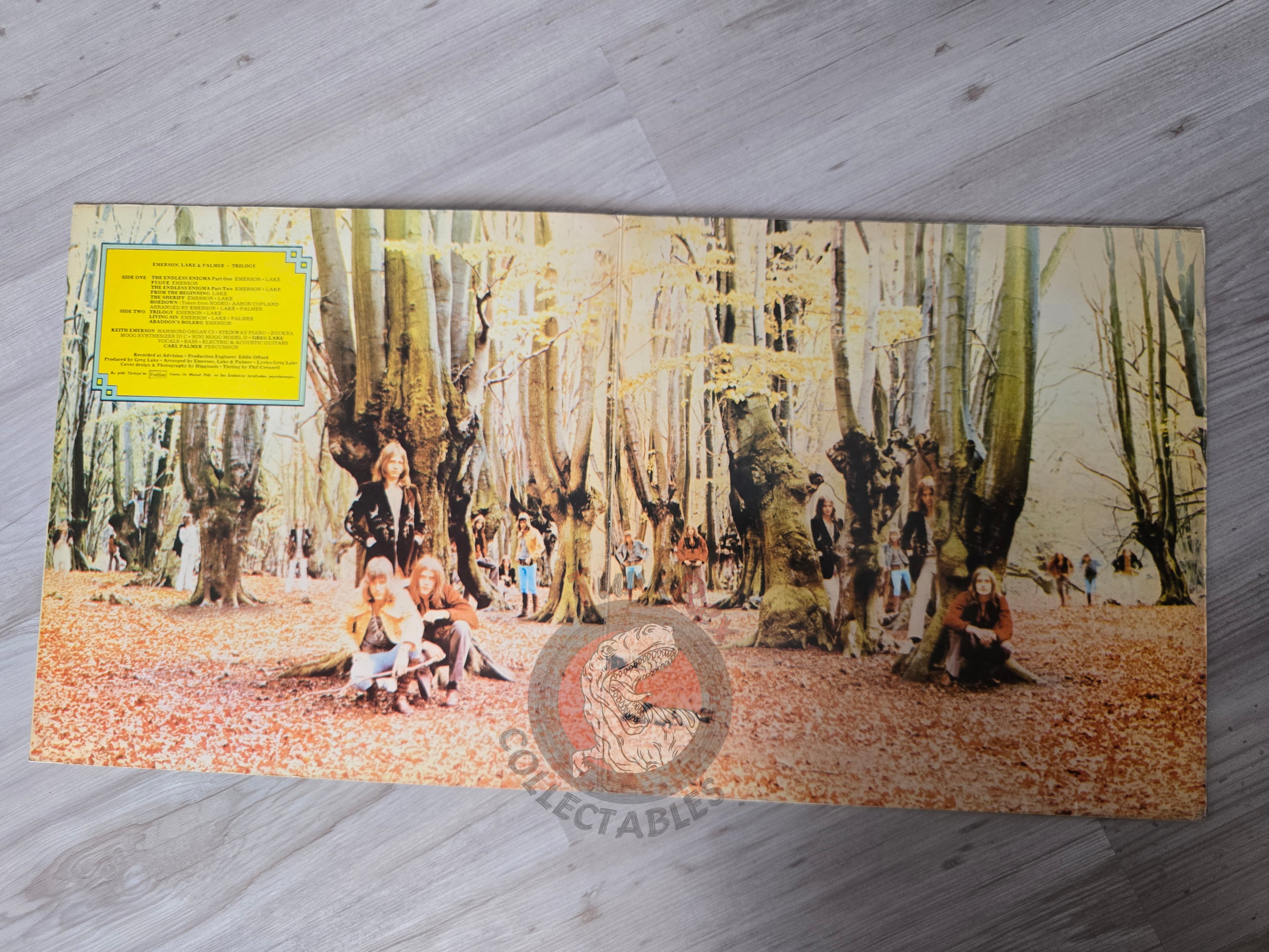 Emerson, Lake & Palmer – Trilogy  Turkish Pressing Vinyl Turkey Edition