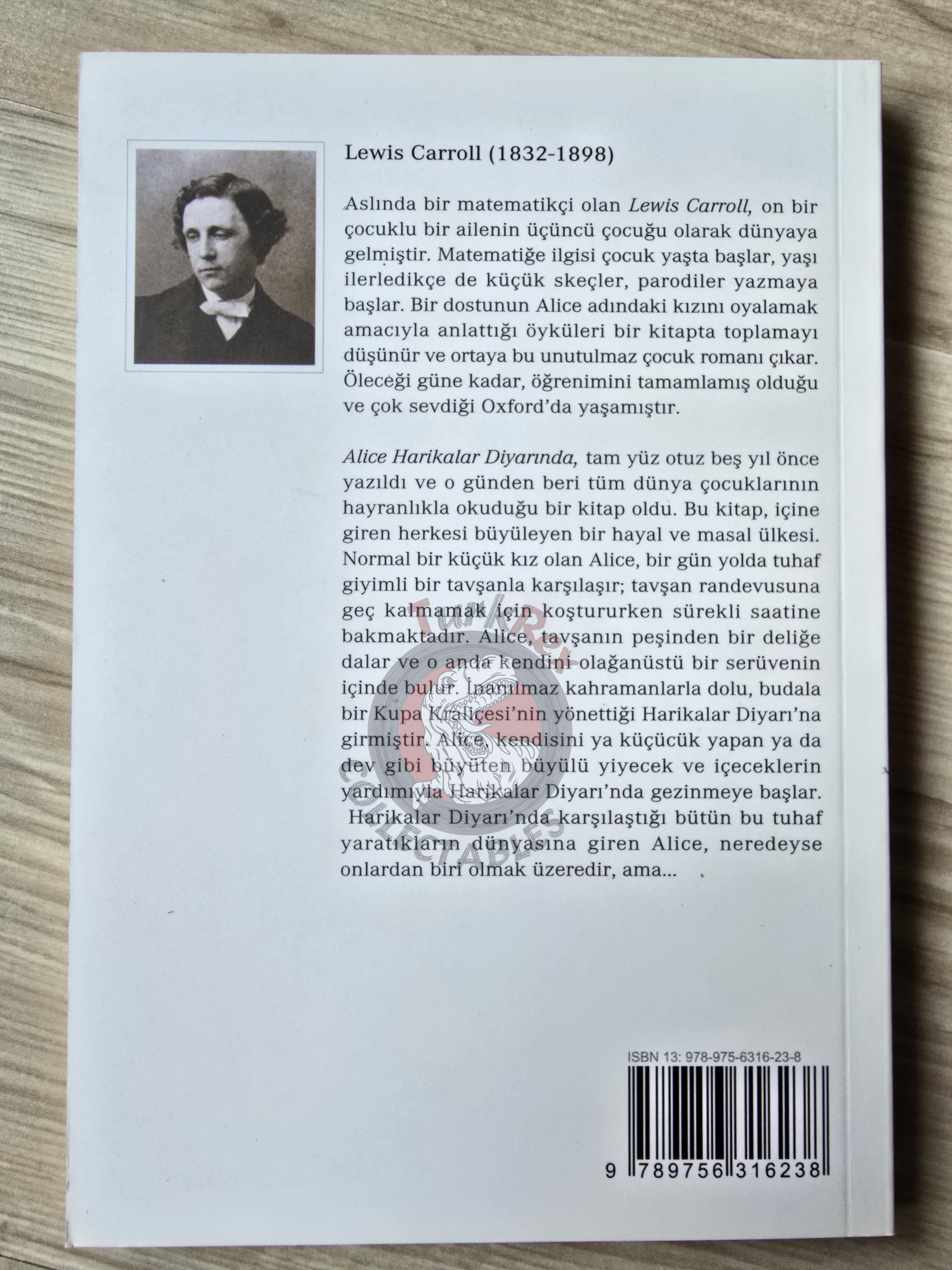 Lewis Carroll – Alice in Wonderland 2004 Turkish Book Turkey Illustrated