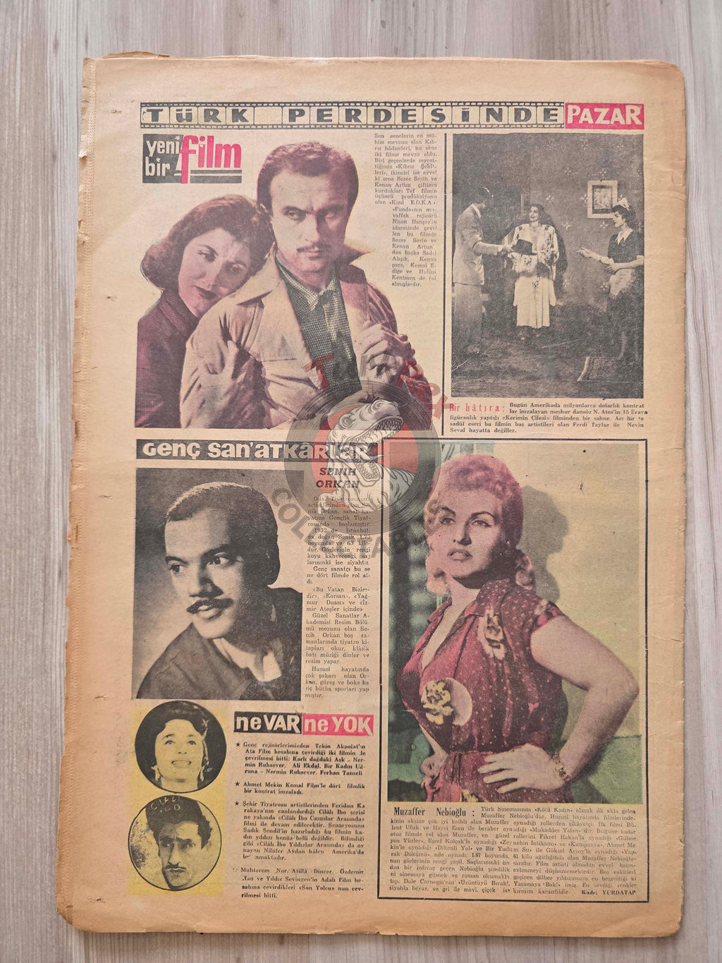 Pazar 1959 Giorgia Moll Turkish Mag Comic Turkey Superman Wayne Boring Stan Drake Beth Rogan