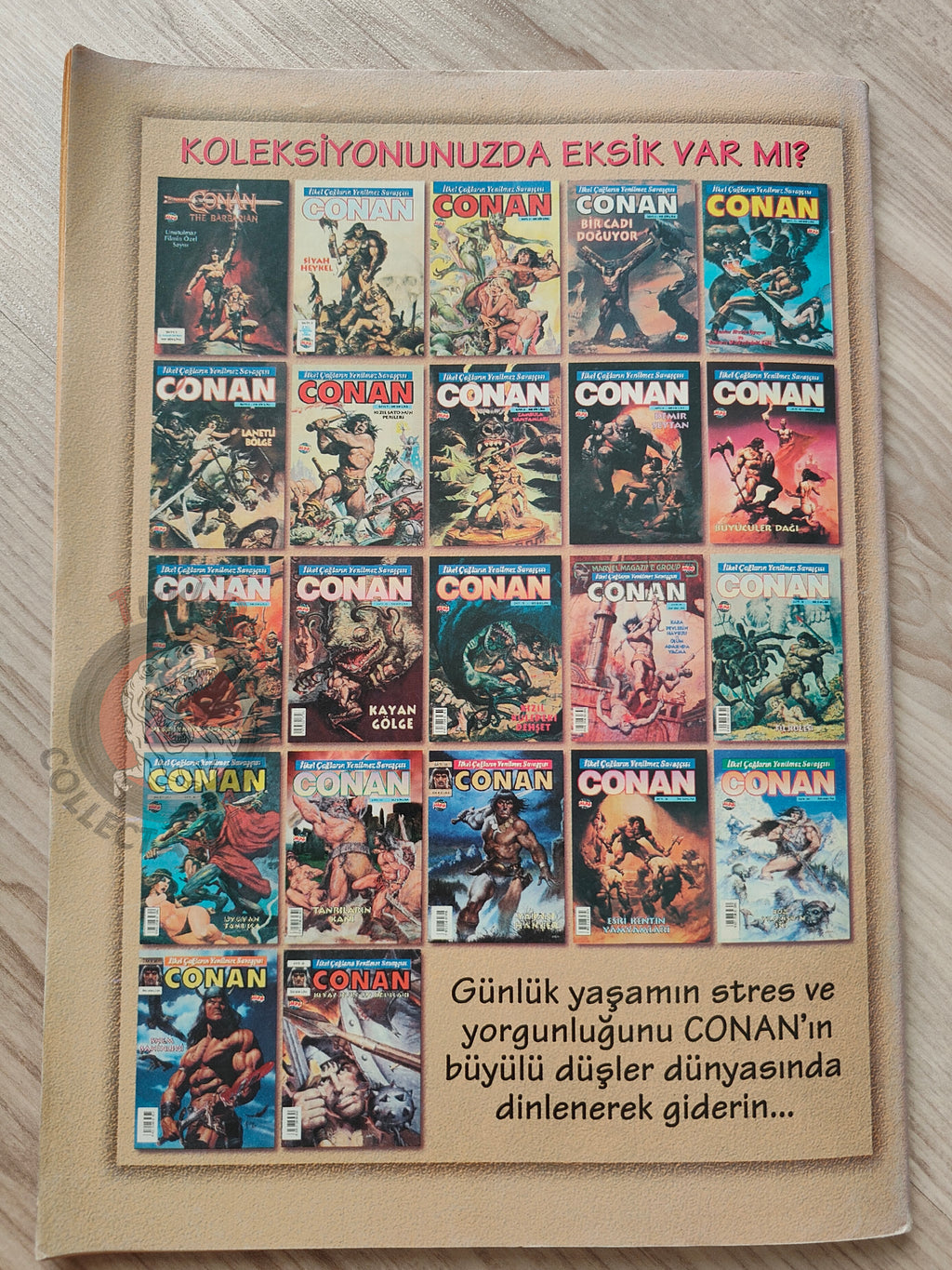 Conan The Barbarian #2 2001 Turkish Comic Turkey #61 #62 #63