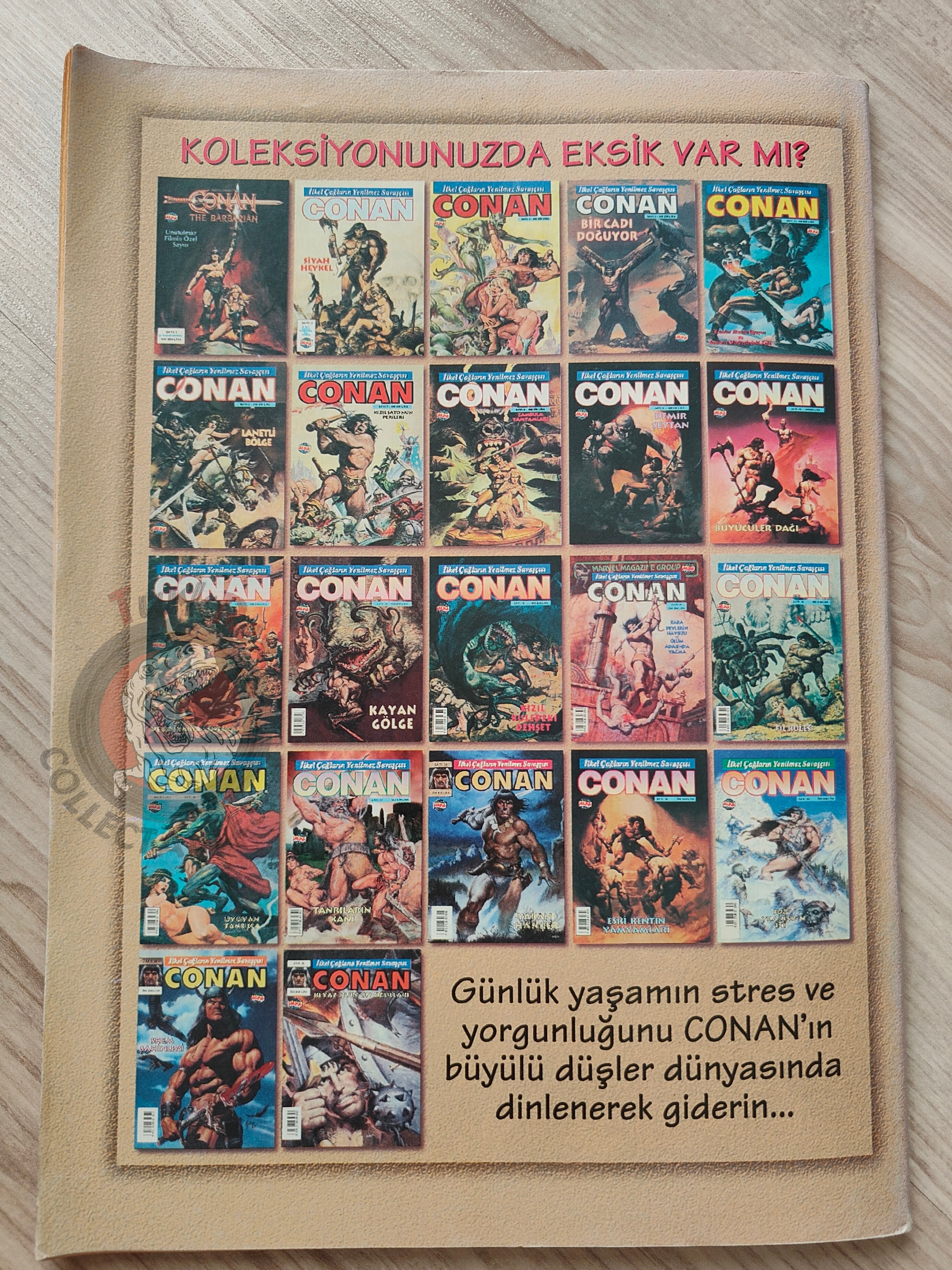 Conan The Barbarian #2 2001 Turkish Comic Turkey #61 #62 #63