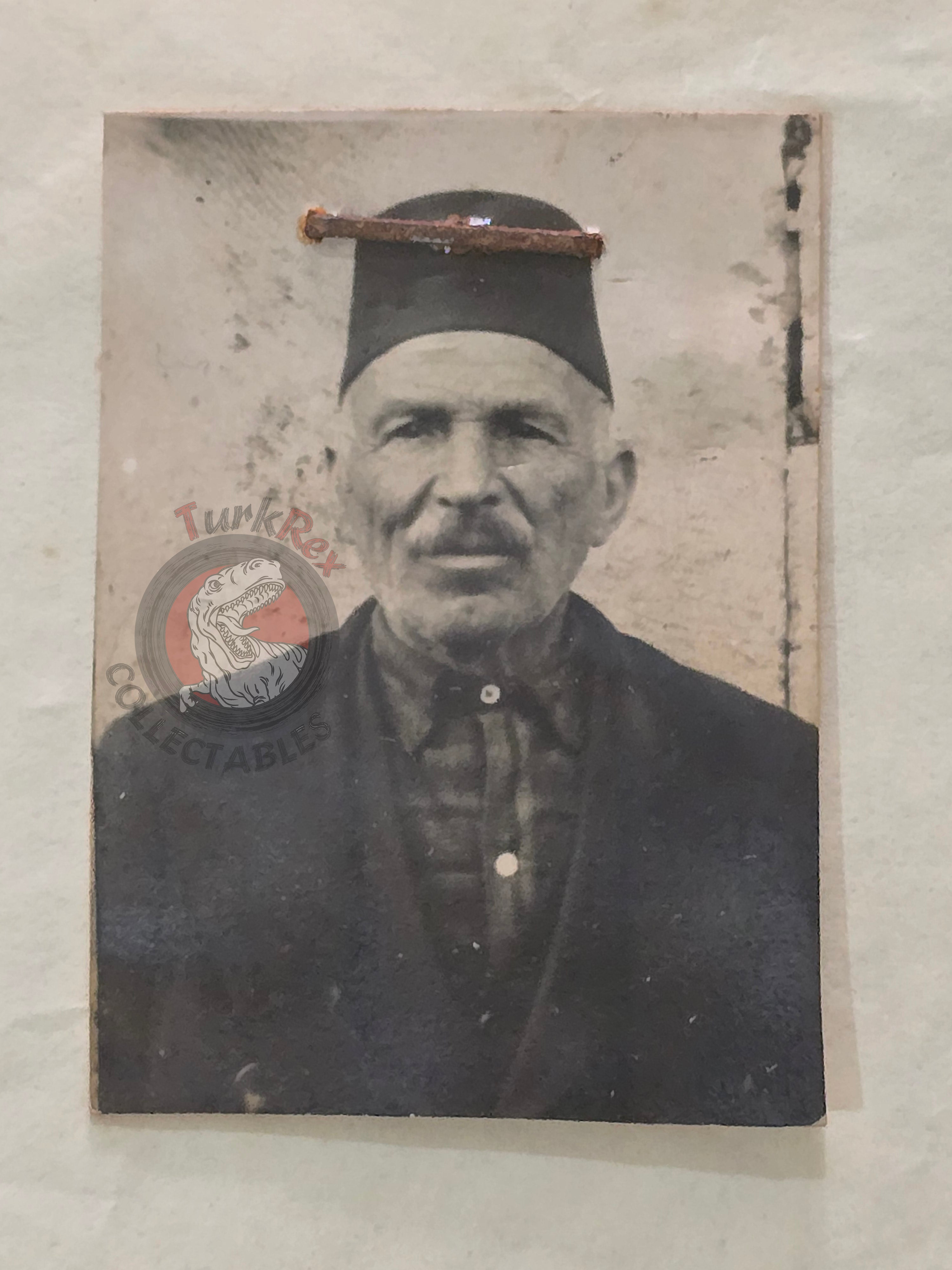 Ottoman Identity Document Copy 1924 with Photograph Greek Ottoman Citizens Married Couple