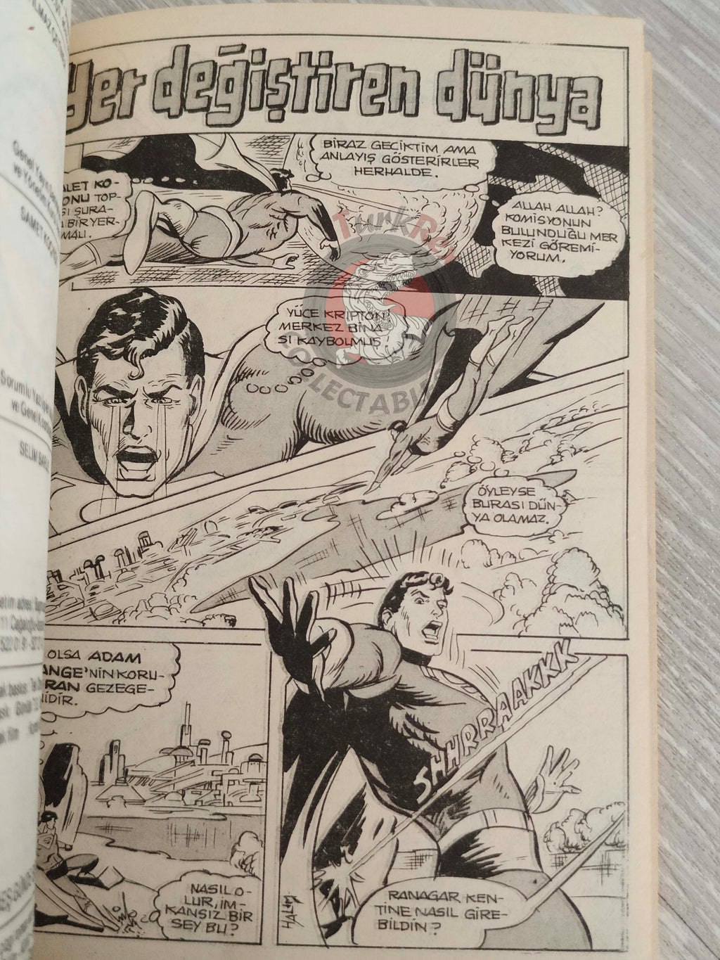 Superman Vol #3 1989 Turkish Comic Turkey Krypton Chronicles  #3 DC Comics Presents #3