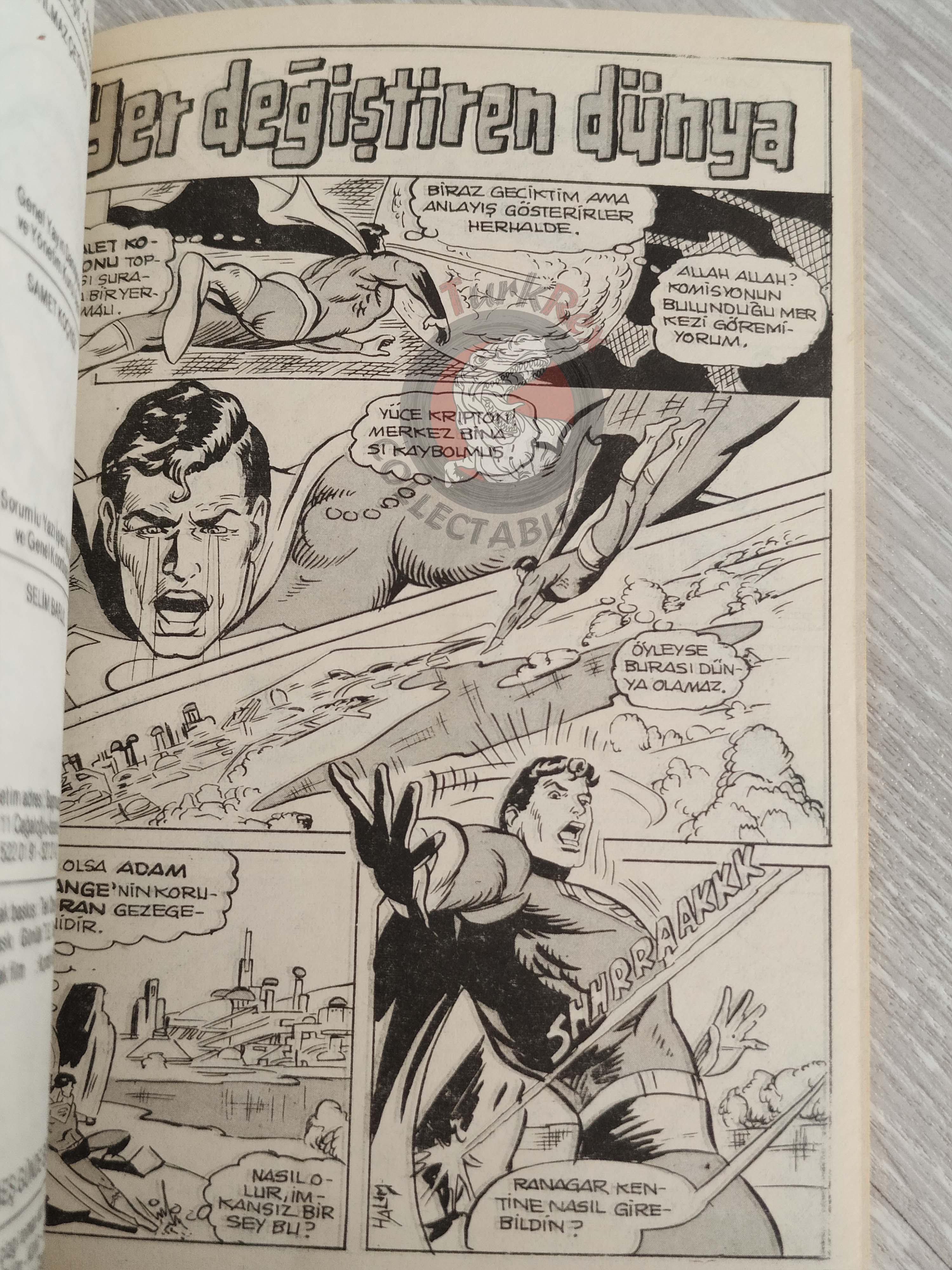 Superman Vol #3 1989 Turkish Comic Turkey Krypton Chronicles  #3 DC Comics Presents #3
