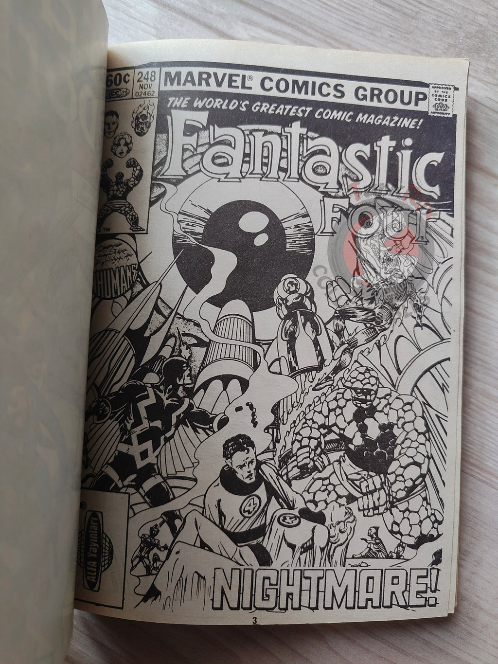 Fantastic Four Special Issue 1989 Turkish Comic Turkey #245 - #258