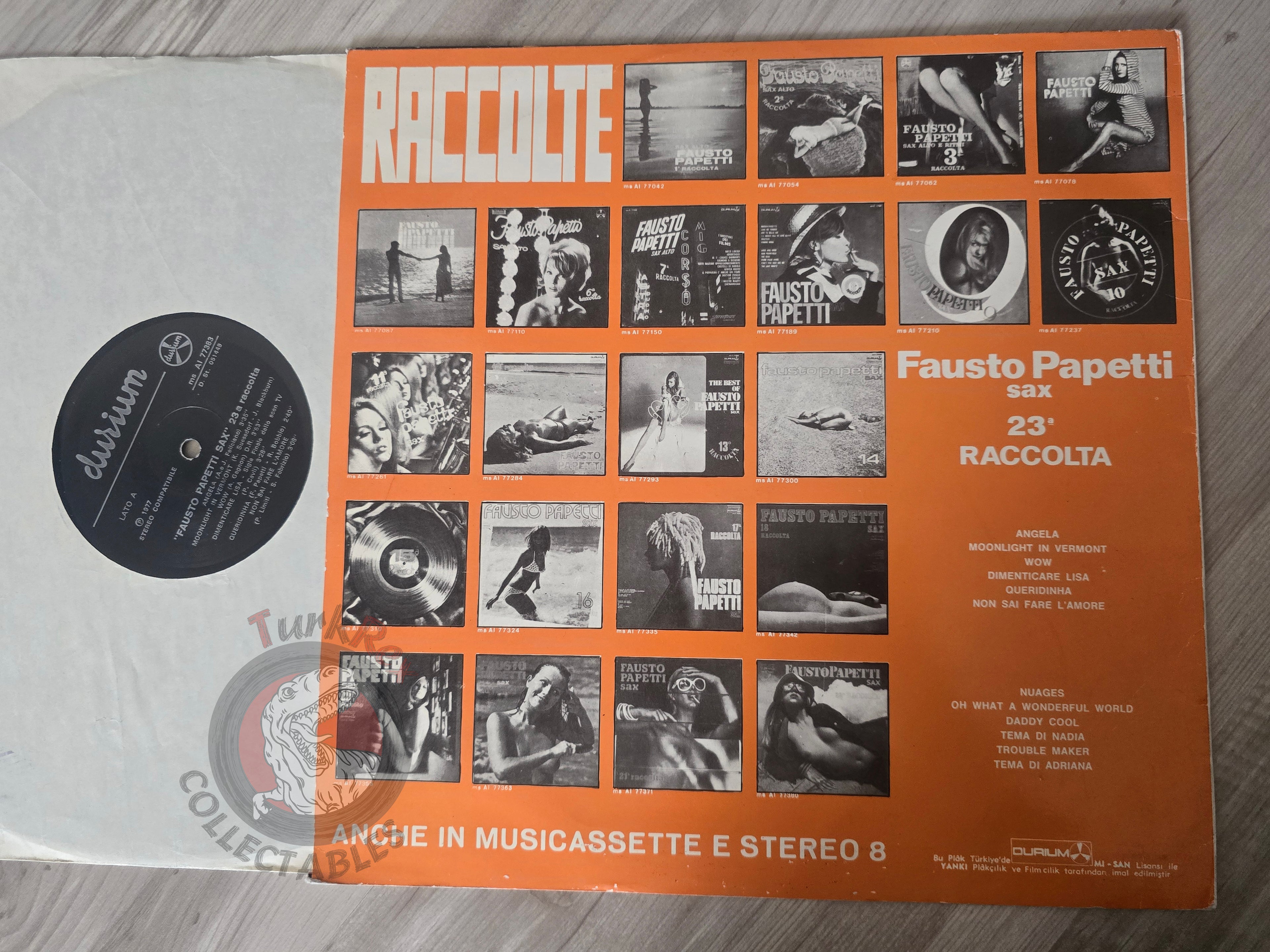 Fausto Papetti – 23a Raccolta Turkish Pressing Vinyl Turkey Edition