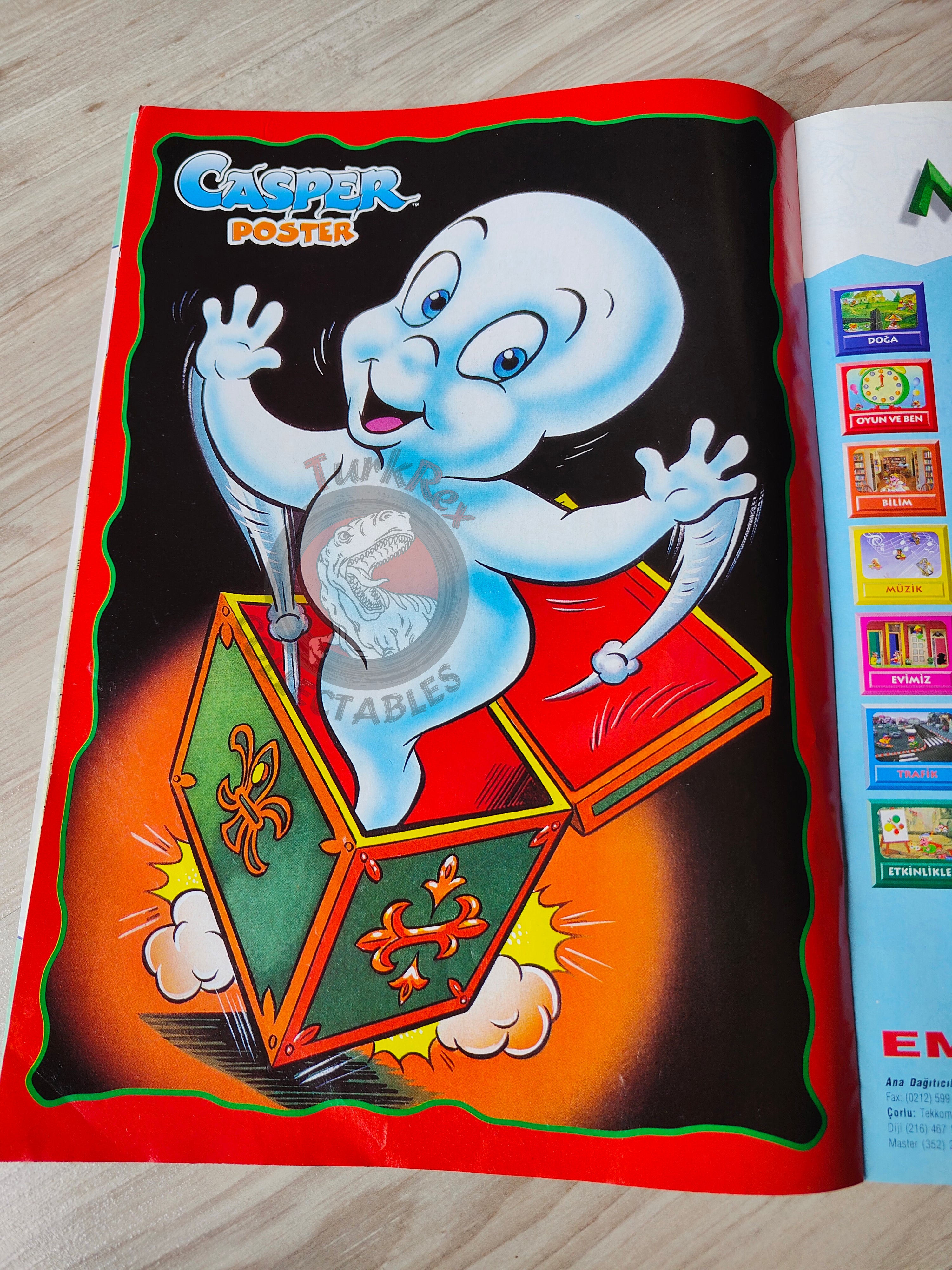 Casper the Friendly Ghost Magazine – Issue #30 1998 Turkish Comic Turkey