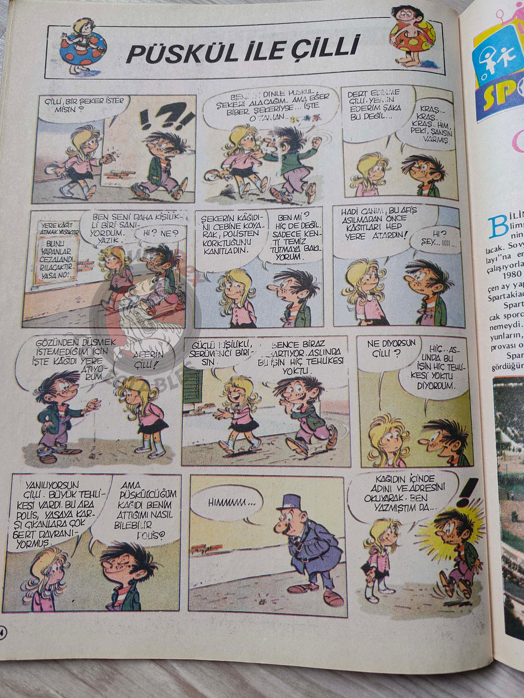 Milliyet Çocuk #34 1979 Turkish Comic Turkey Joyas Literarias Juveniles #125 Alphonse Daudet