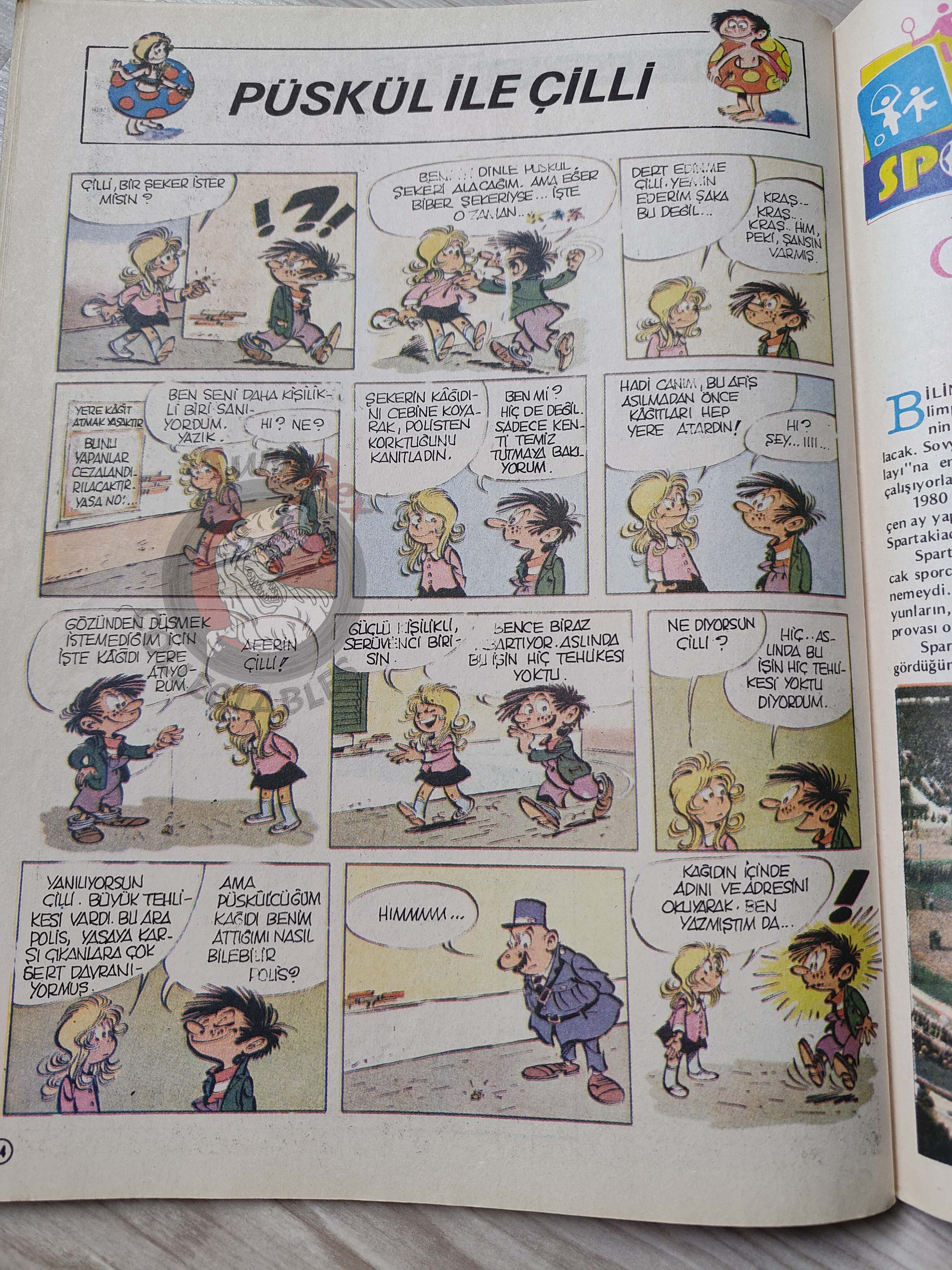 Milliyet Çocuk #34 1979 Turkish Comic Turkey Joyas Literarias Juveniles #125 Alphonse Daudet