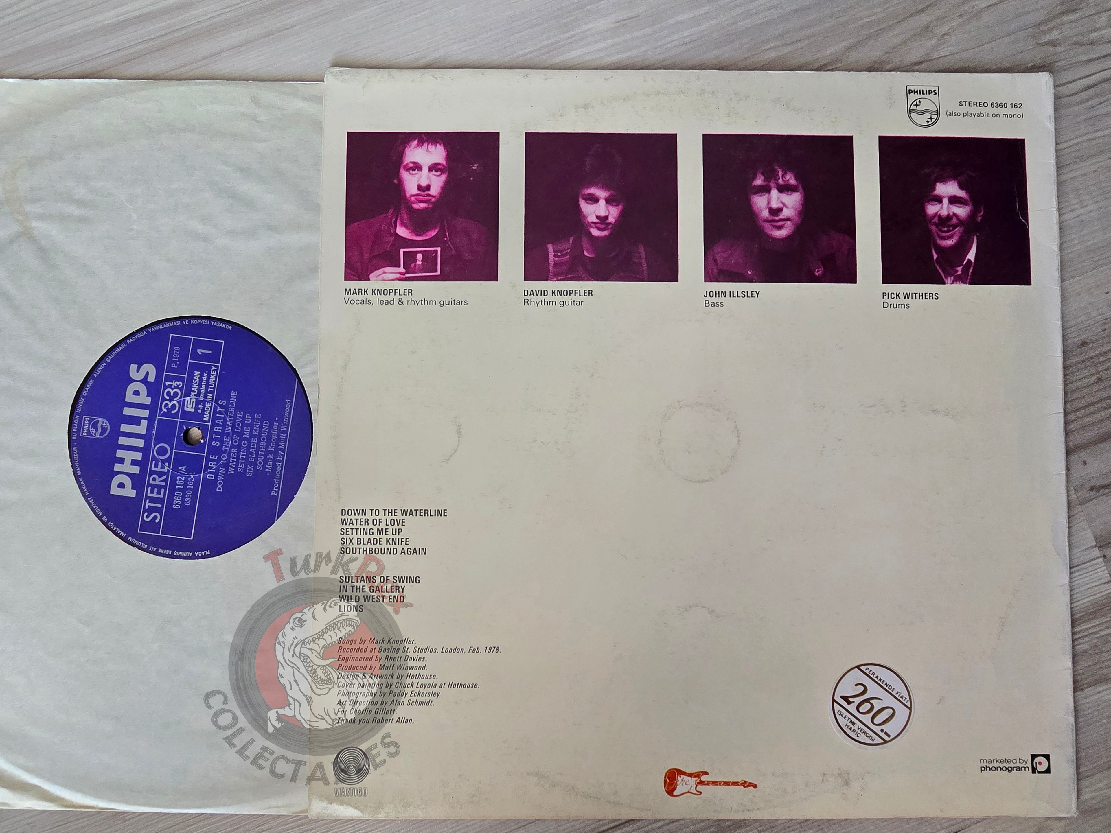Dire Straits – Dire Straits Turkish Pressing Vinyl Turkey Edition