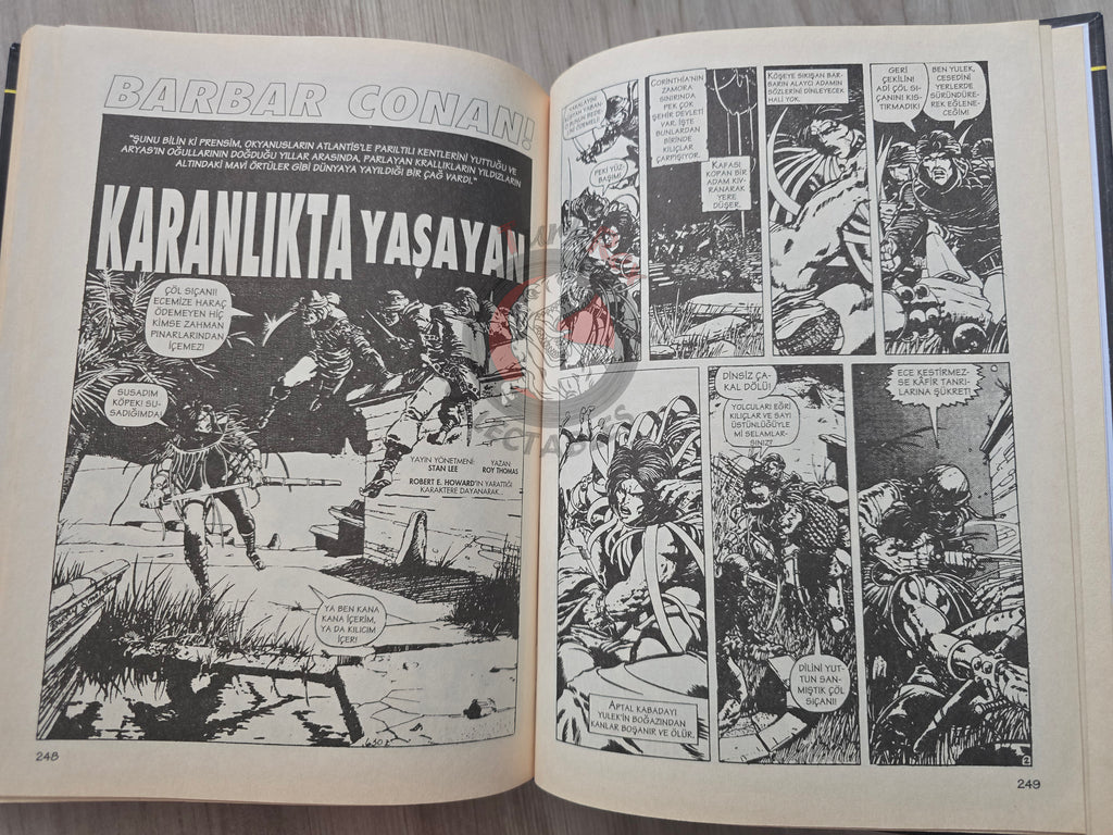 Conan the Barbarian Issues #1–12 Turkish Comic Turkey Hardcover