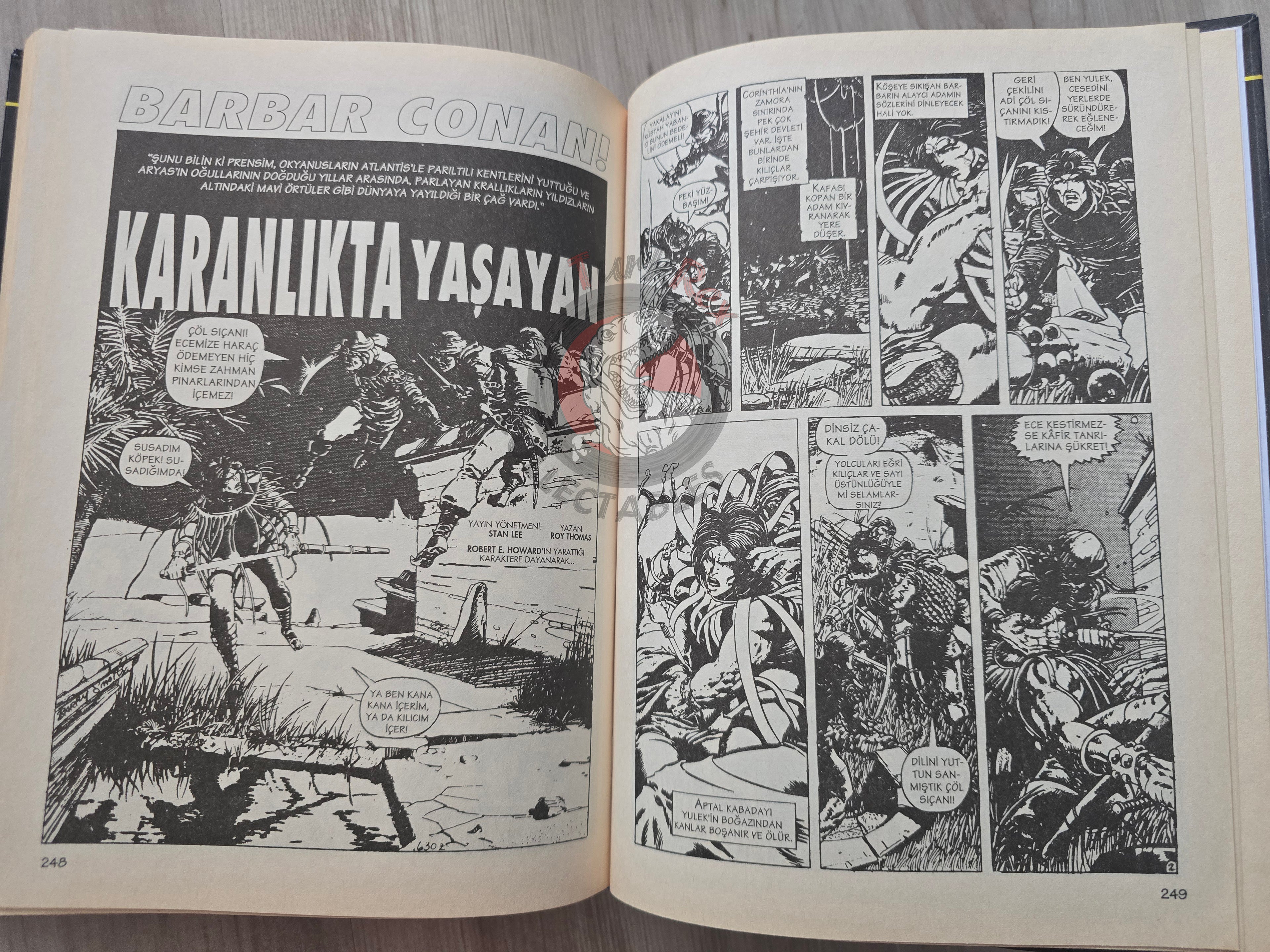 Conan the Barbarian Issues #1–12 Turkish Comic Turkey Hardcover
