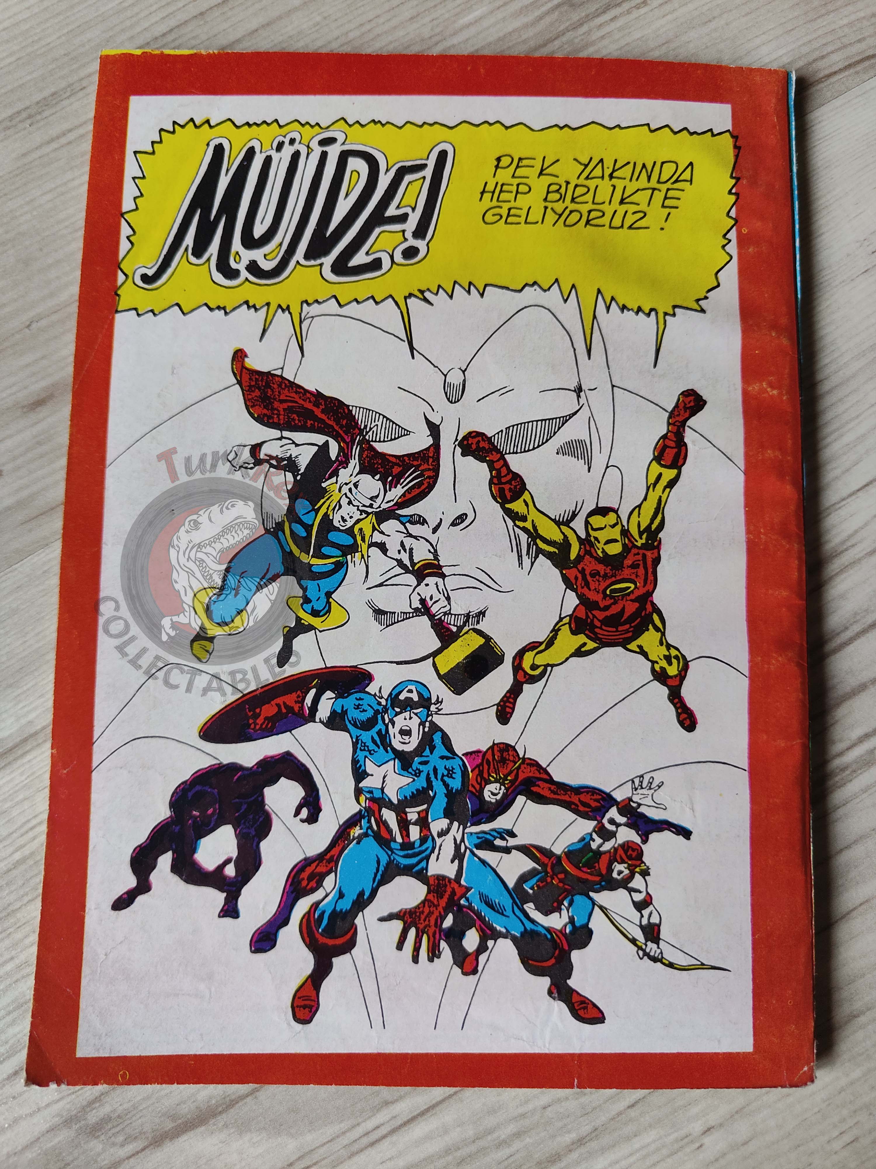 Silver Surfer #10 1988 Turkish Comic Turkey Fantastic Four #155 #156 #157 Fantasy Masterpieces #12