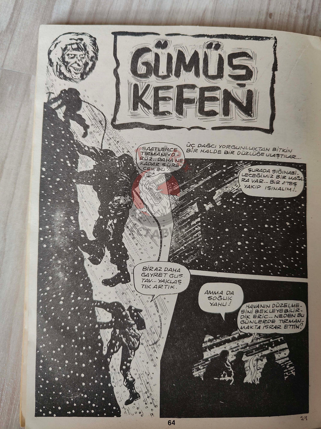 Süper Korku Altın Seri #1 1987 Turkish Comic Turkey Warren Creepy Eerie  Boris Vallejo