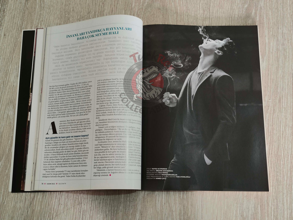 GQ 2014 Çağatay Ulusoy Turkish Mag Turkey George Clooney Thierry Henry