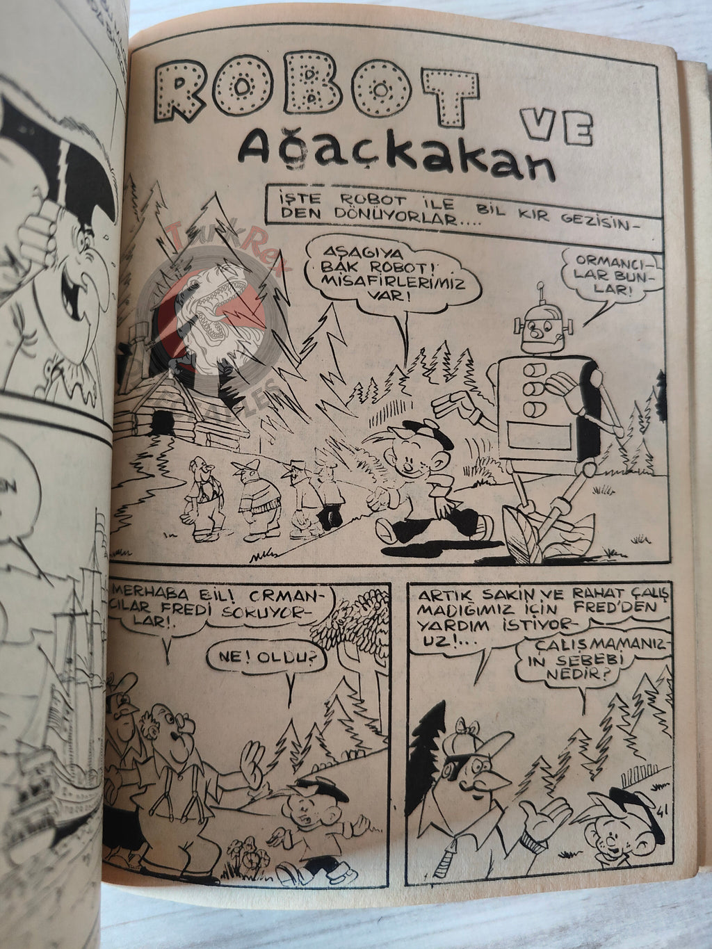 Lucky Luke #8 Contre Joss Jamon 1972 Turkish Comic Turkey Le Vieux Nick Boule et Bill