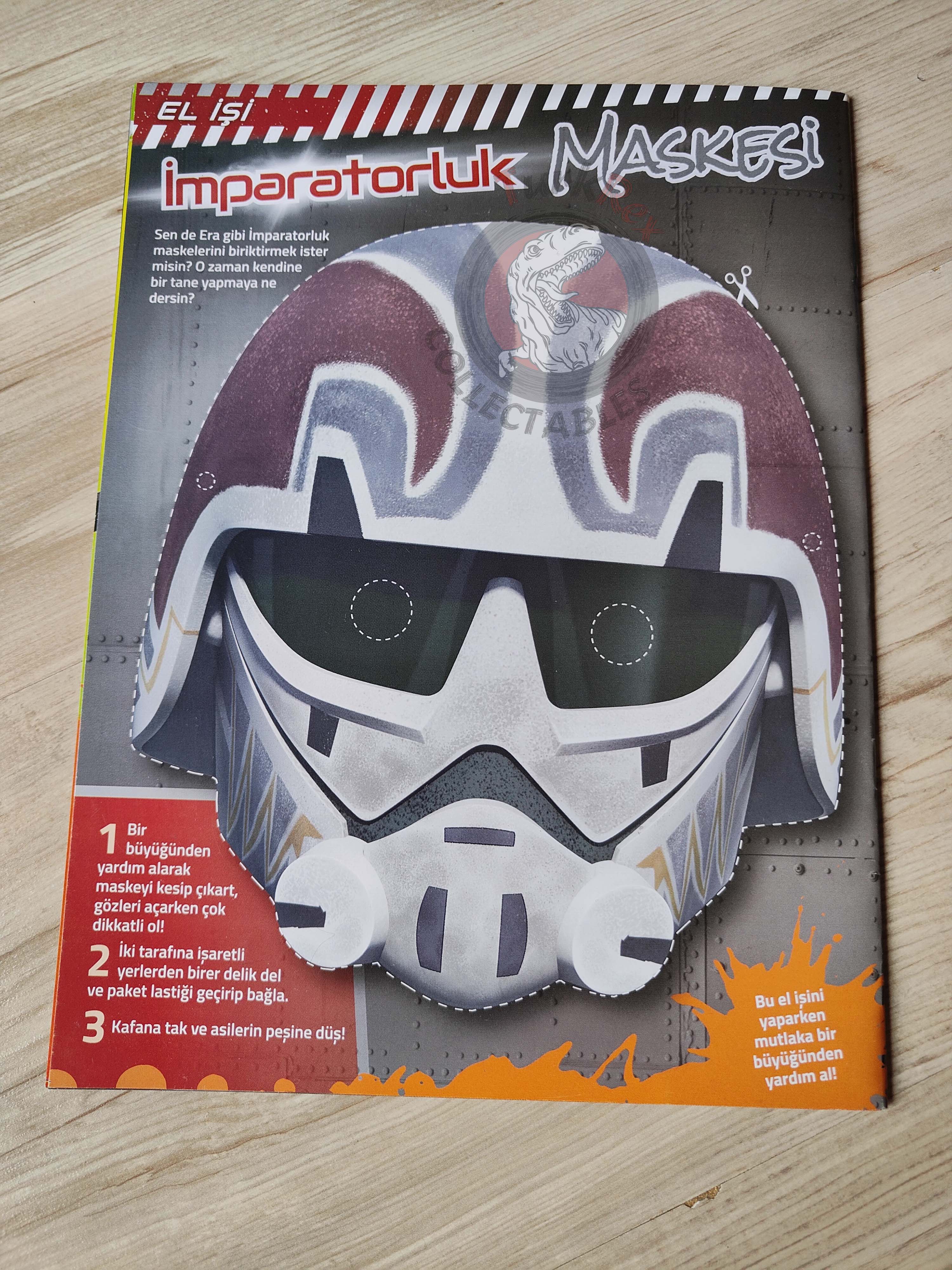 Star Wars Rebels Magazine #13 2015 Turkish Comic Mag Turkey with mask