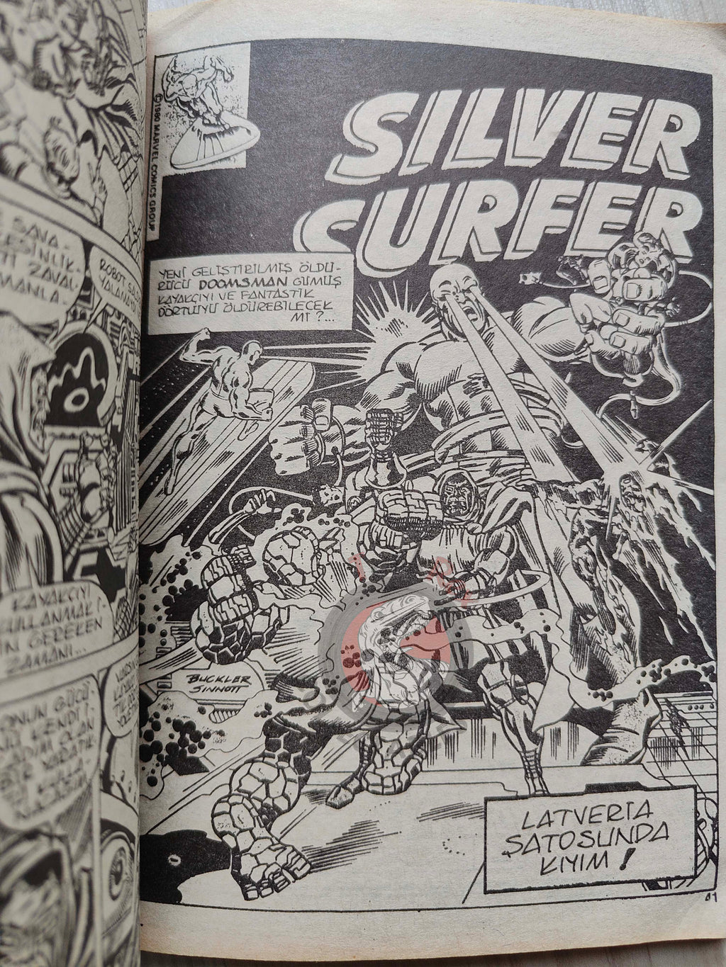 Silver Surfer Vol #5 1989 Turkish Comic Turkey Fantastic Four #155 #156 #157 Hulk #250
