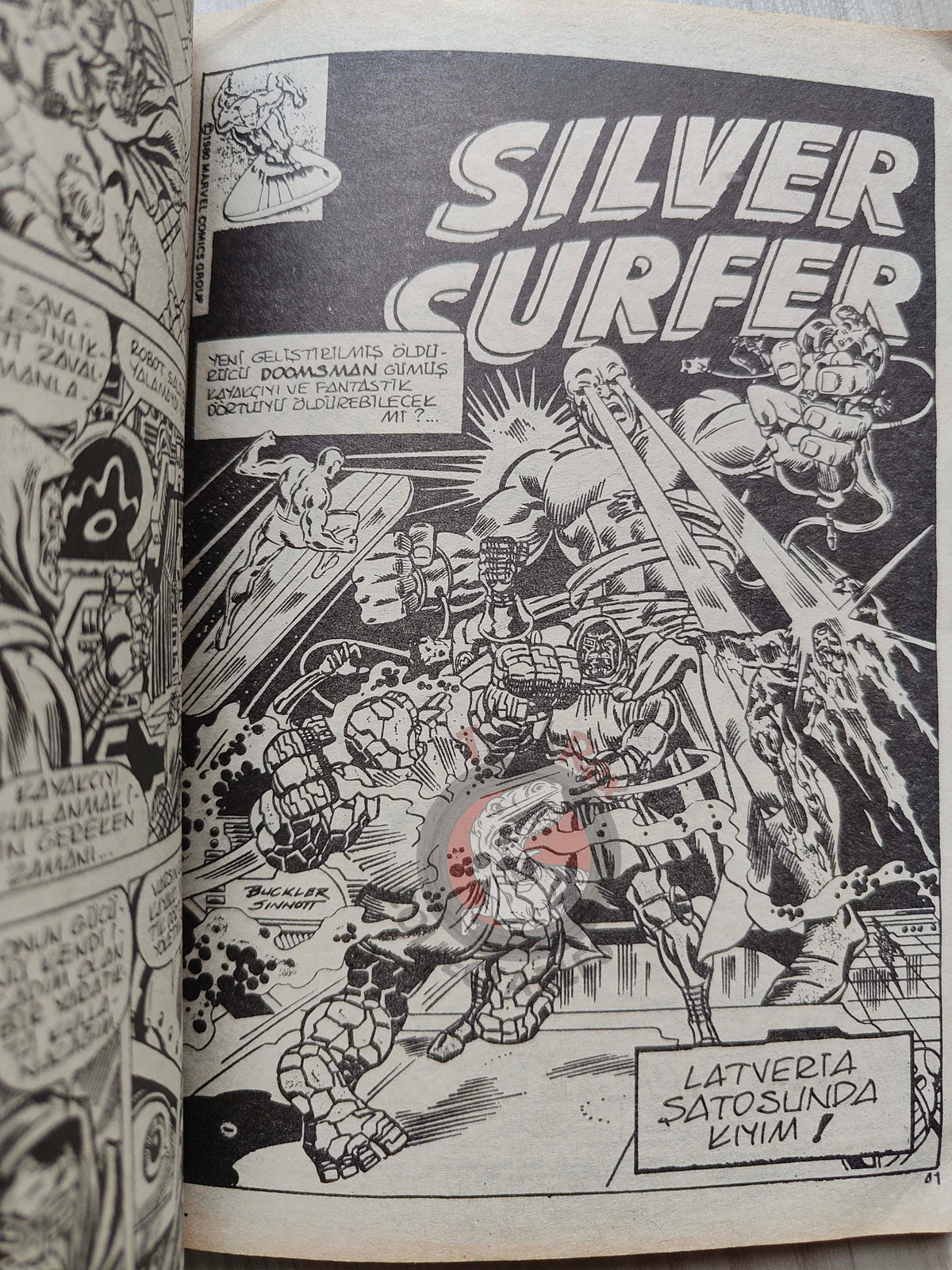 Silver Surfer Vol #5 1989 Turkish Comic Turkey Fantastic Four #155 #156 #157 Hulk #250