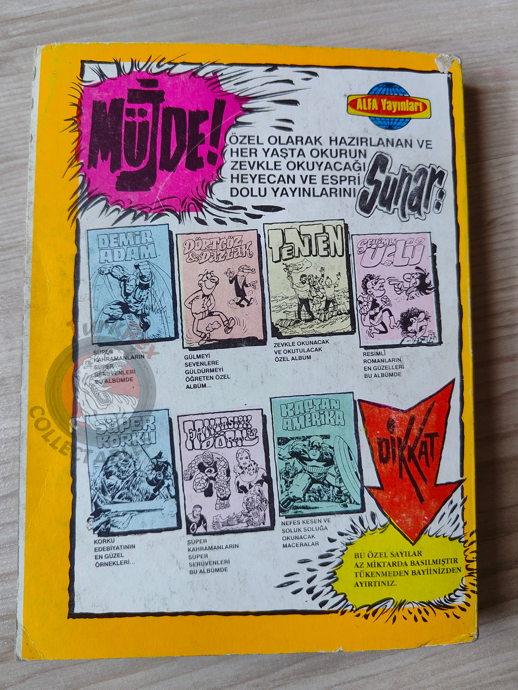 Tintin – The Red Sea Sharks & Calculus Affair late 1980s Turkish Edition Comic Turkey