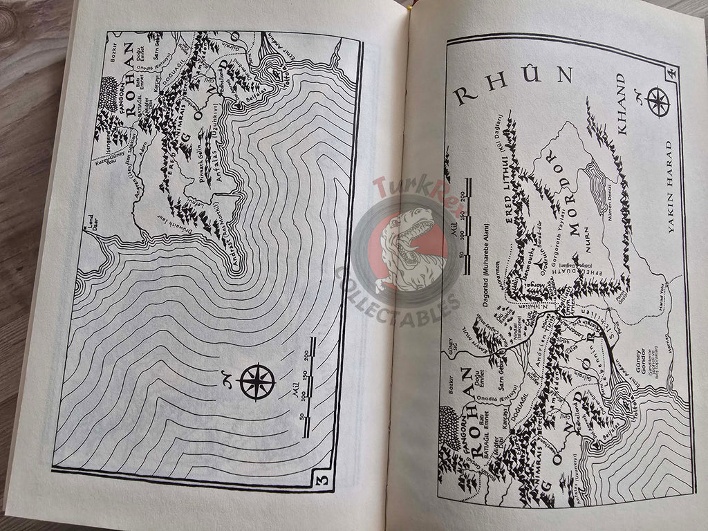 J.R.R. Tolkien – The Lord of the Rings Complete Trilogy HC/DJ Turkish Book Turkey