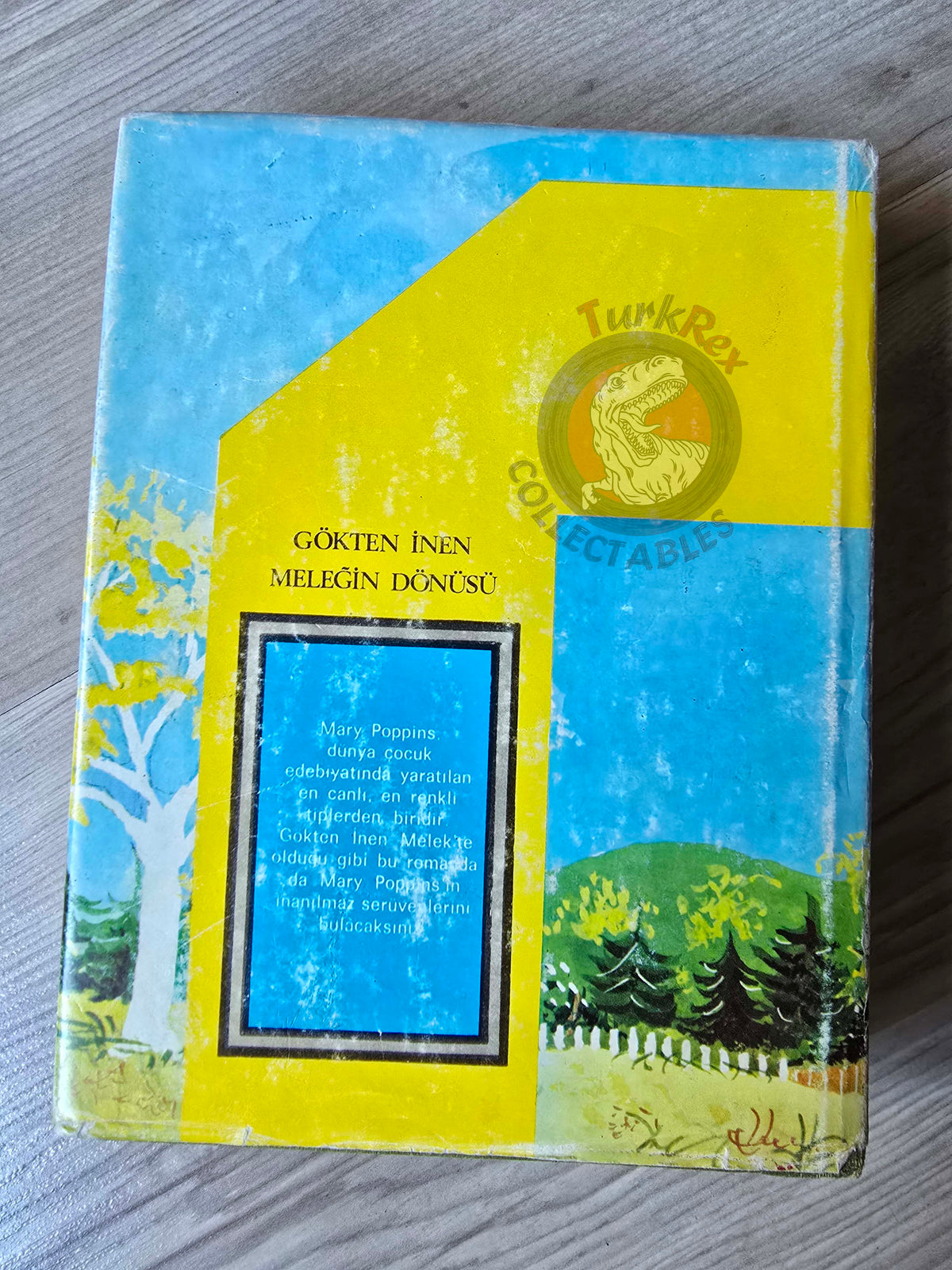 P. L. Travers – Mary Poppins 1975 HC/DJ Turkish Book Turkey Illustrated