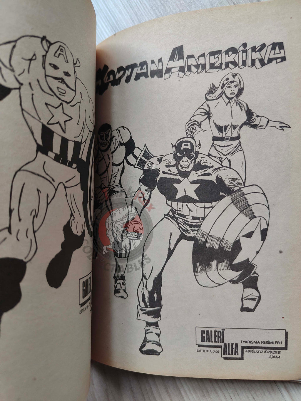 Captain America – Volume 6 1989 Turkish Comic Turkey
