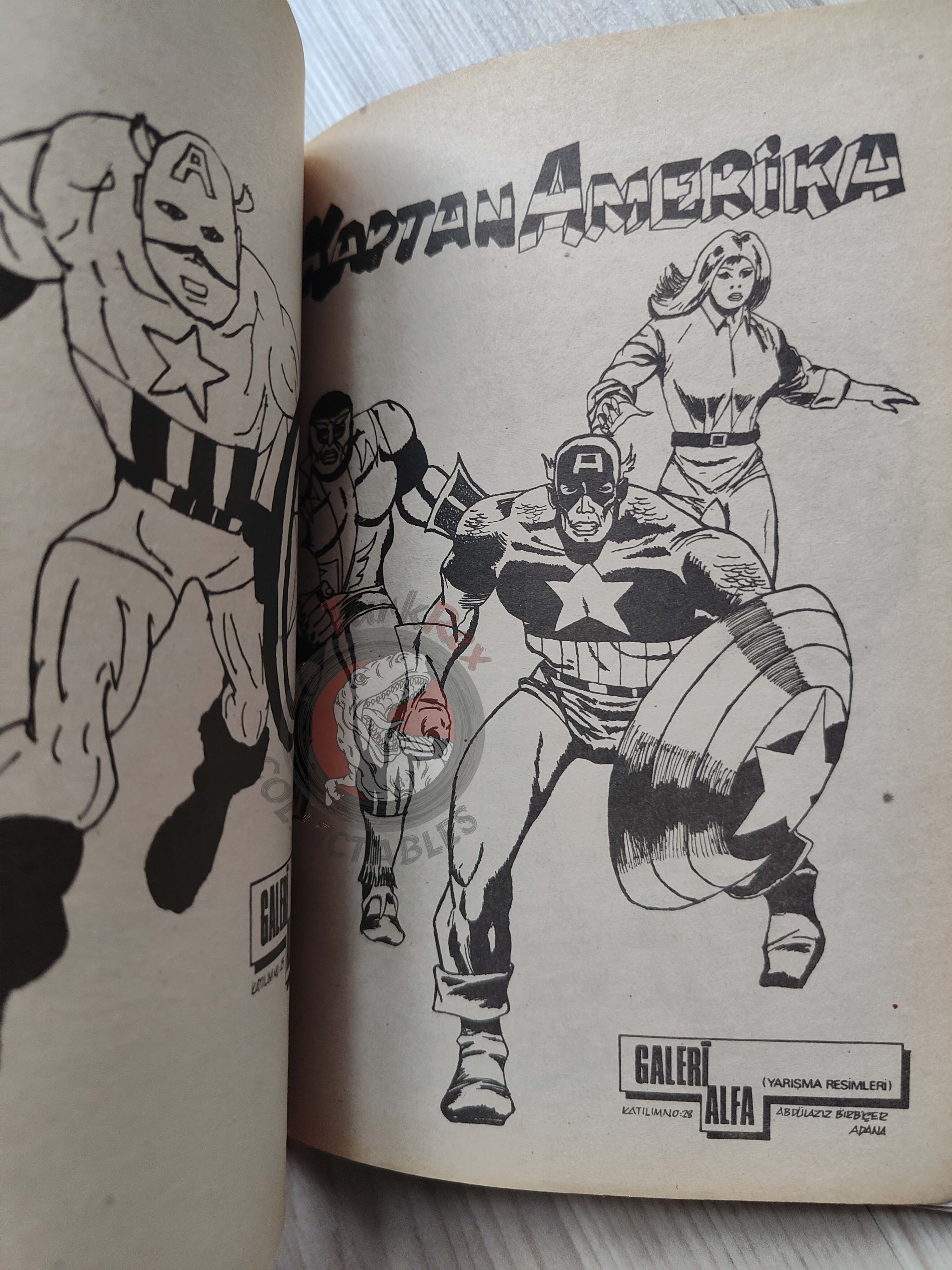 Captain America – Volume 6 1989 Turkish Comic Turkey