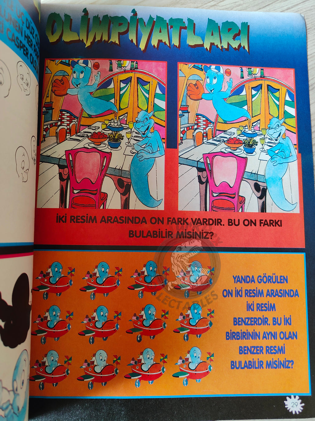 Casper the Friendly Ghost Magazine – Issue #17 1997 Turkish Comic Turkey