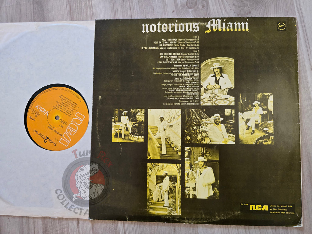 Miami – Notorious Miami Turkish Pressing Vinyl Turkey Edition