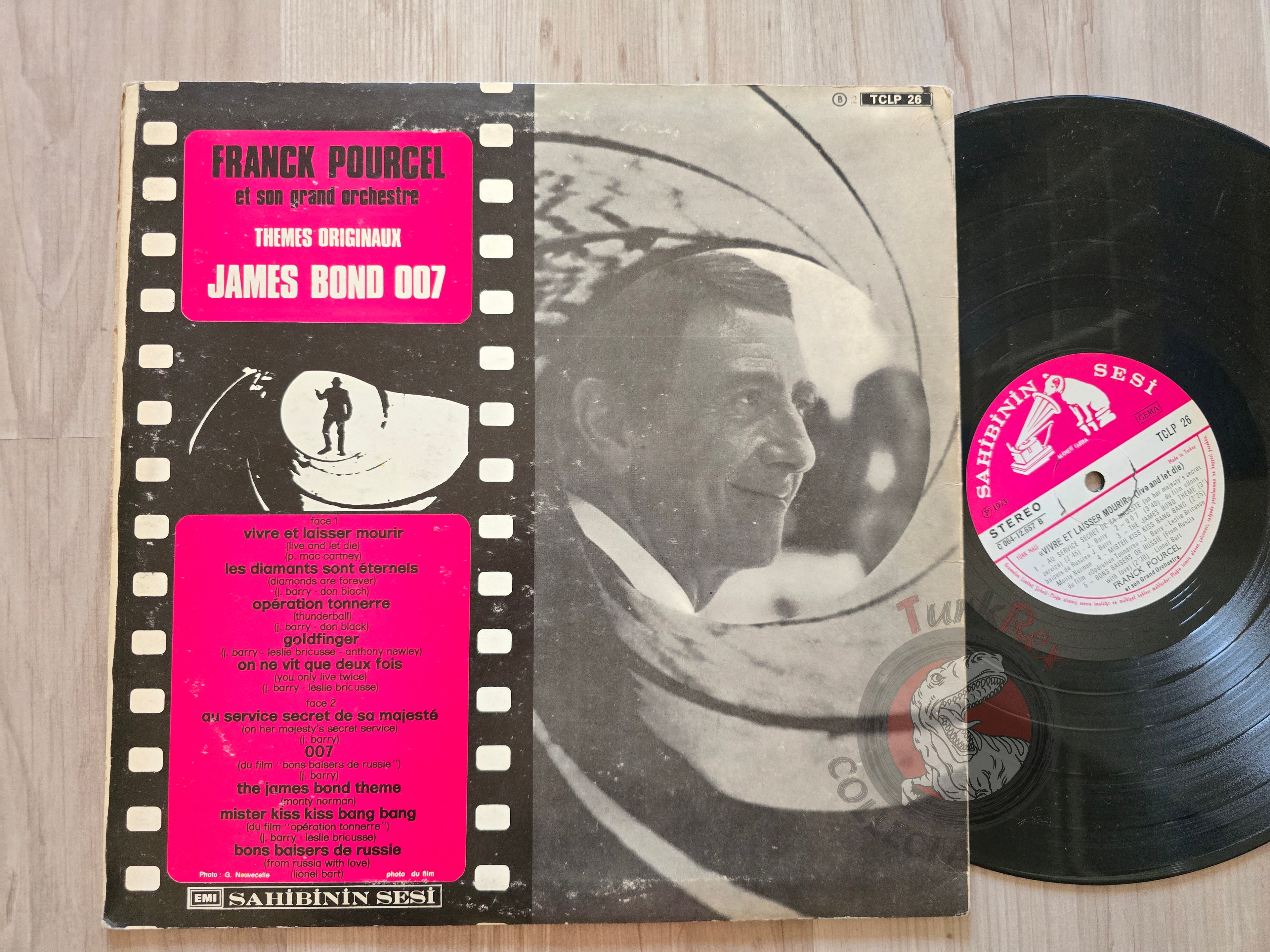 Franck Pourcel – James Bond's Greatest Hits  Turkish Pressing Vinyl Turkey Edition 1