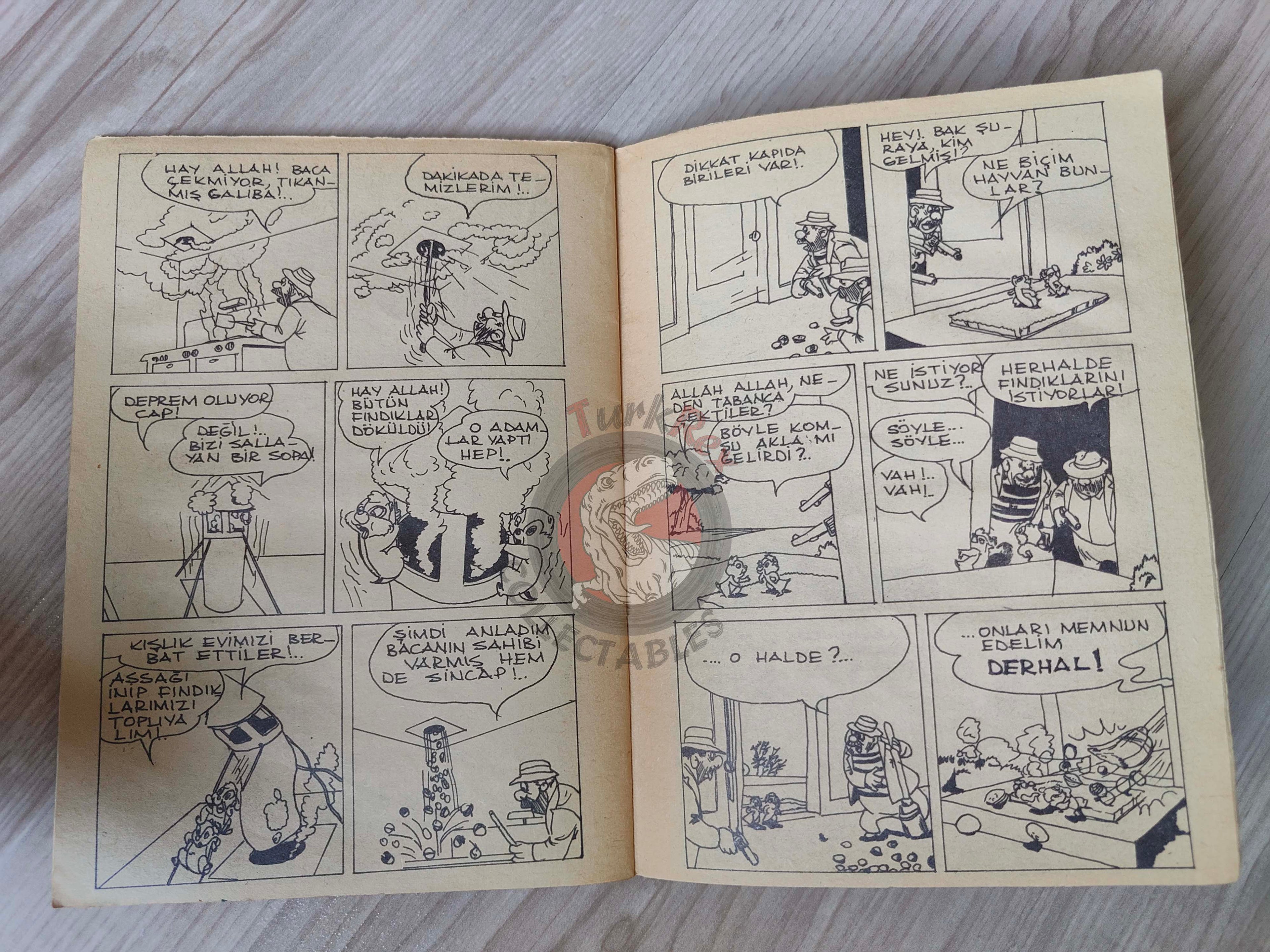 Mickey Mouse Mag #10 1970 Turkish Comic Turkey Walt Disney Donald Duck