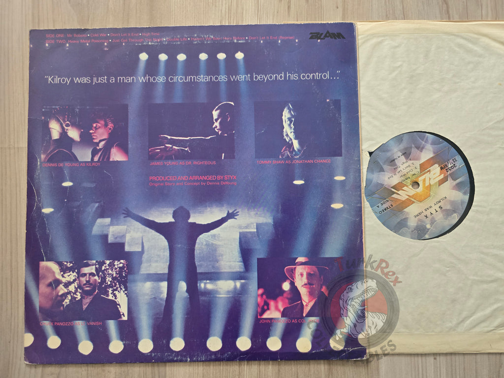 Styx – Kilroy Was Here Turkish Pressing Vinyl Turkey Edition 1
