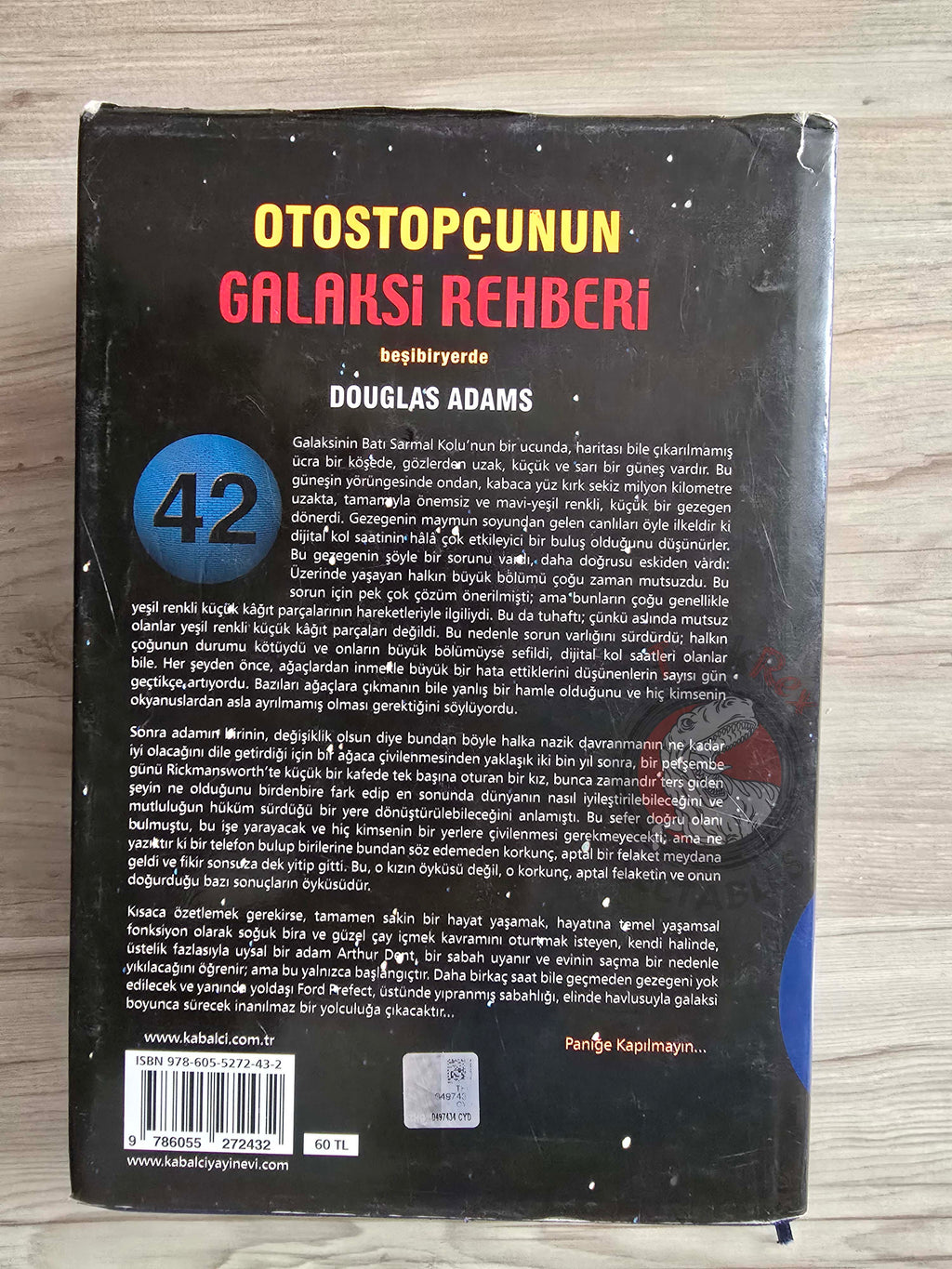 Douglas Adams – The Hitchhiker’s Guide to the Galaxy 2015 HC/DJ Turkish Book Turkey