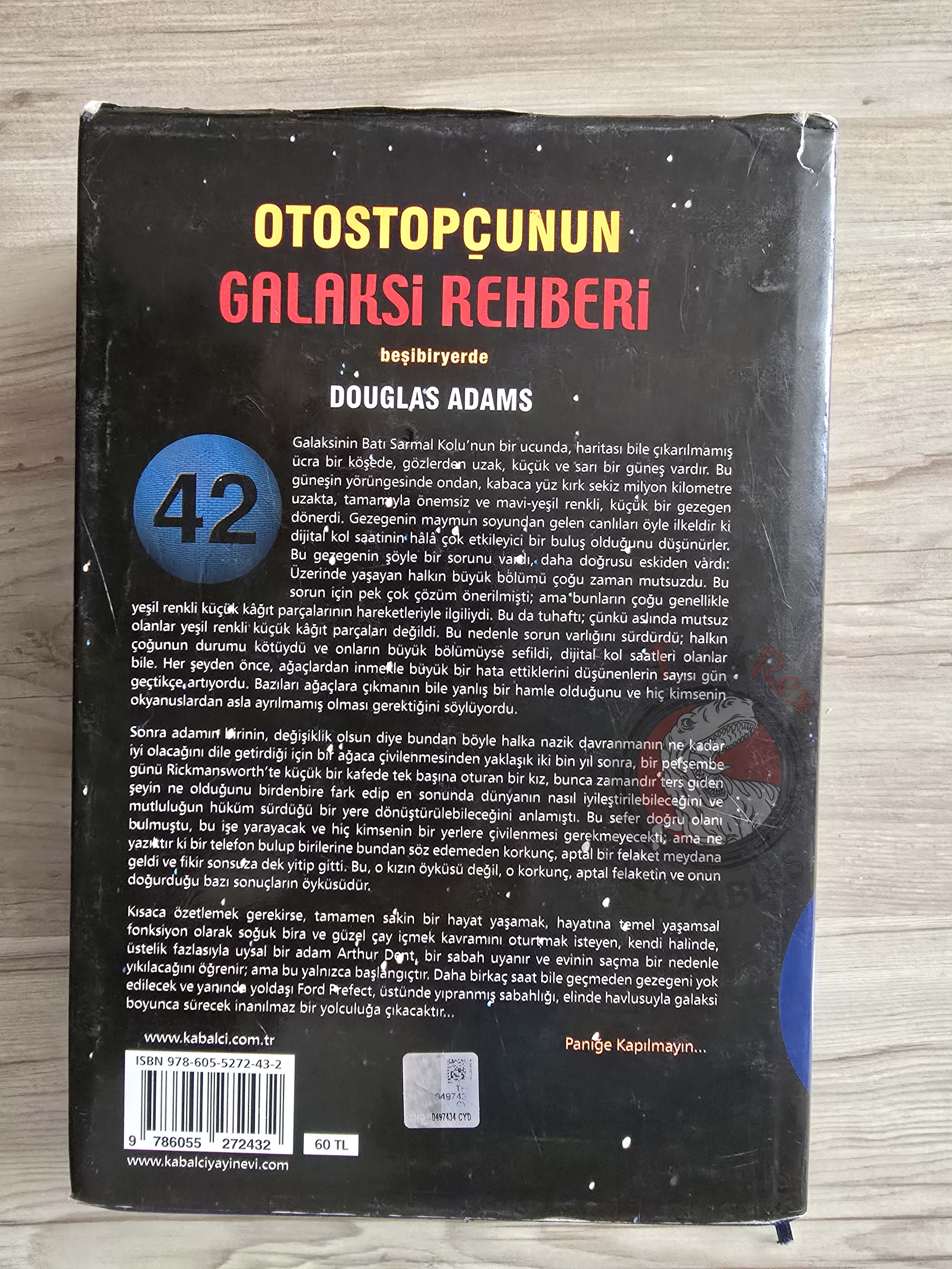 Douglas Adams – The Hitchhiker’s Guide to the Galaxy 2015 HC/DJ Turkish Book Turkey
