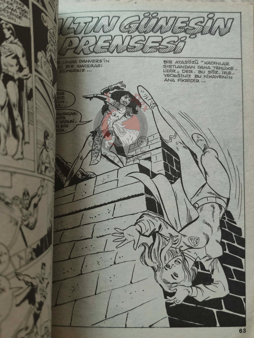 Superman Vol #35 1992 Turkish Comic Turkey #65 vs. Muhammad Ali Supergirl Batman