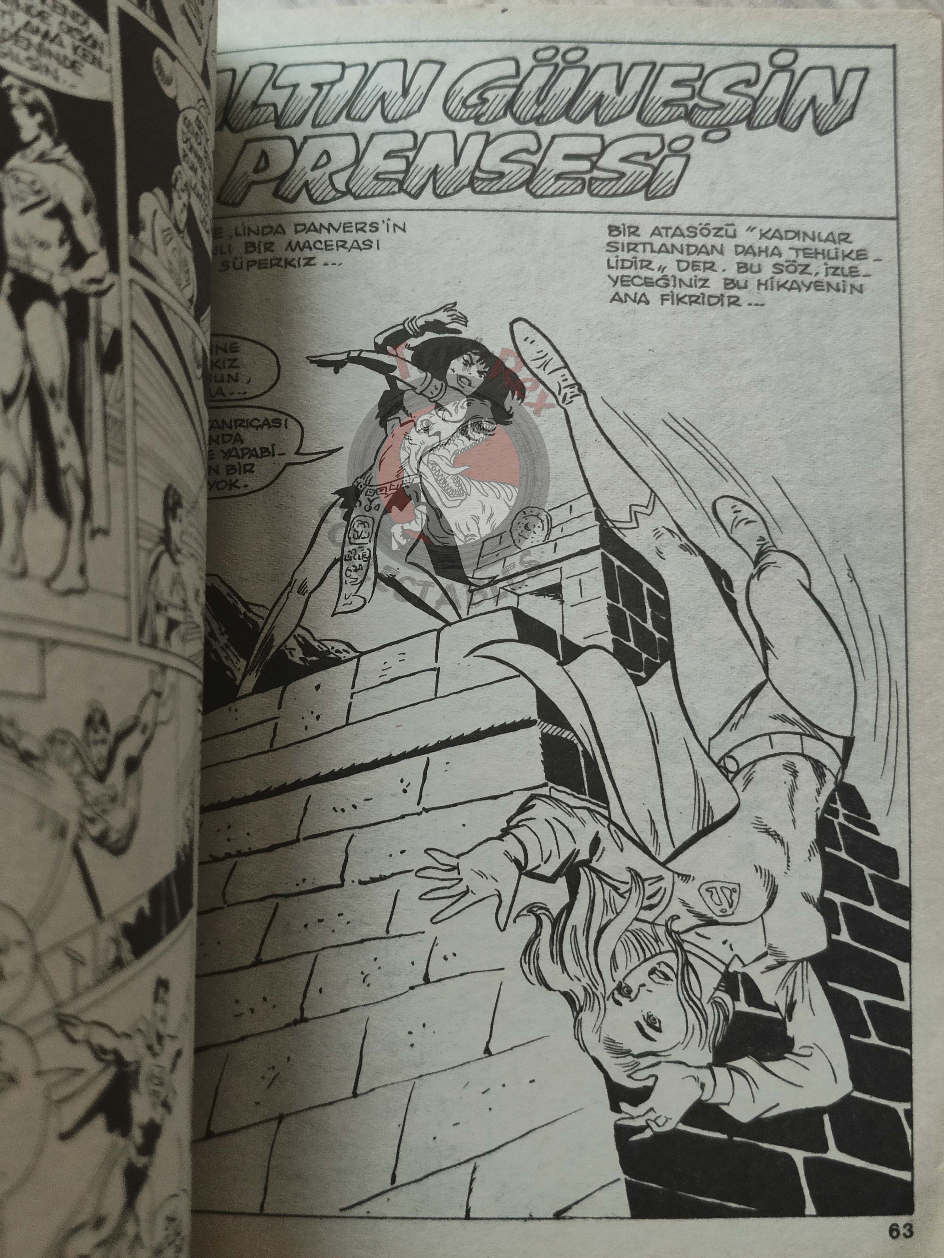 Superman Vol #35 1992 Turkish Comic Turkey #65 vs. Muhammad Ali Supergirl Batman