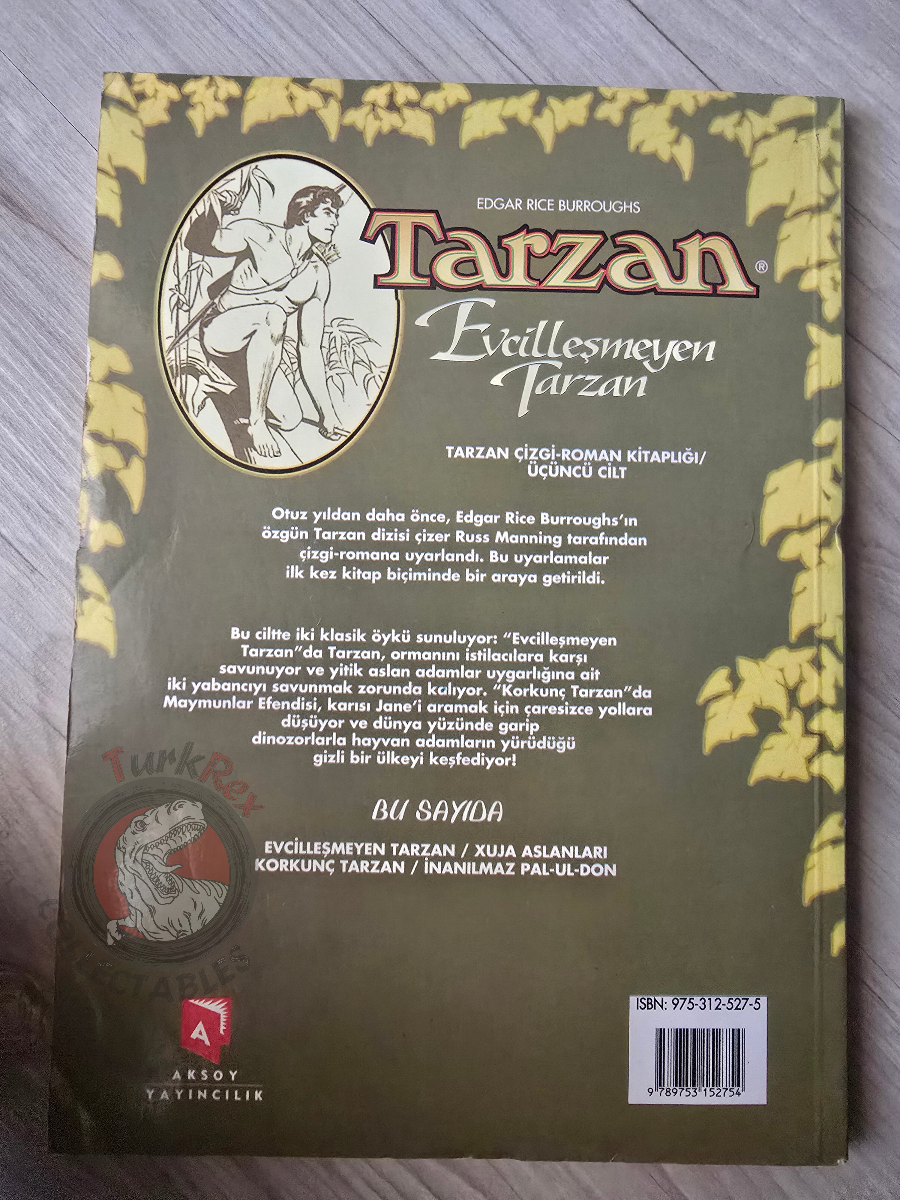 The Tarzan Comics Library #3 - Tarzan the Untamed Turkish Comic Turkey Russ Manning