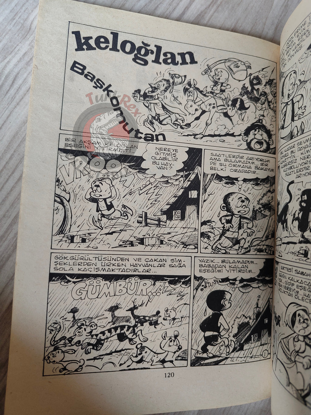 Tintin – King Ottokar's Sceptre early 1980s Turkish Edition Comic Turkey 2
