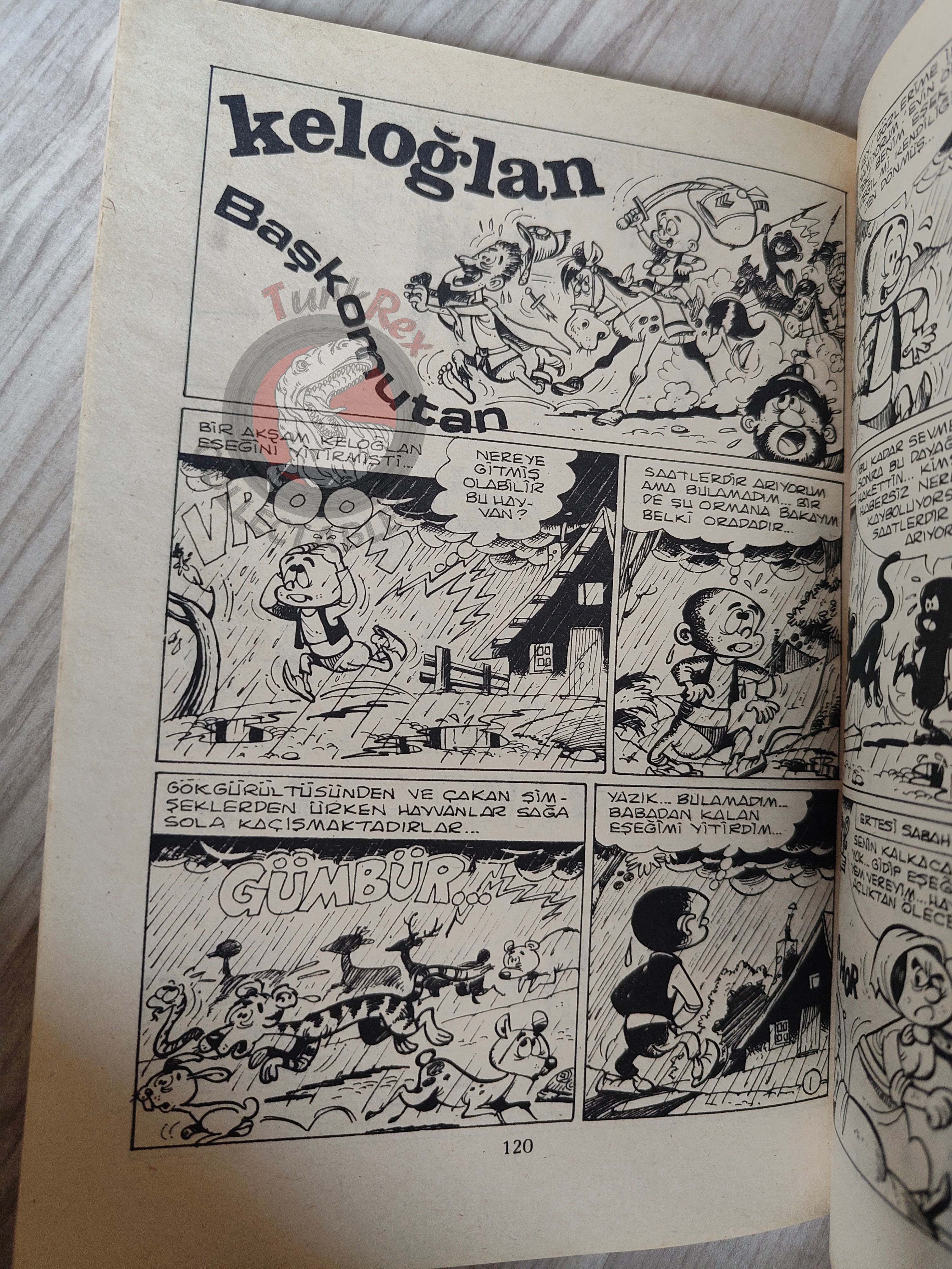 Tintin – King Ottokar's Sceptre early 1980s Turkish Edition Comic Turkey 2