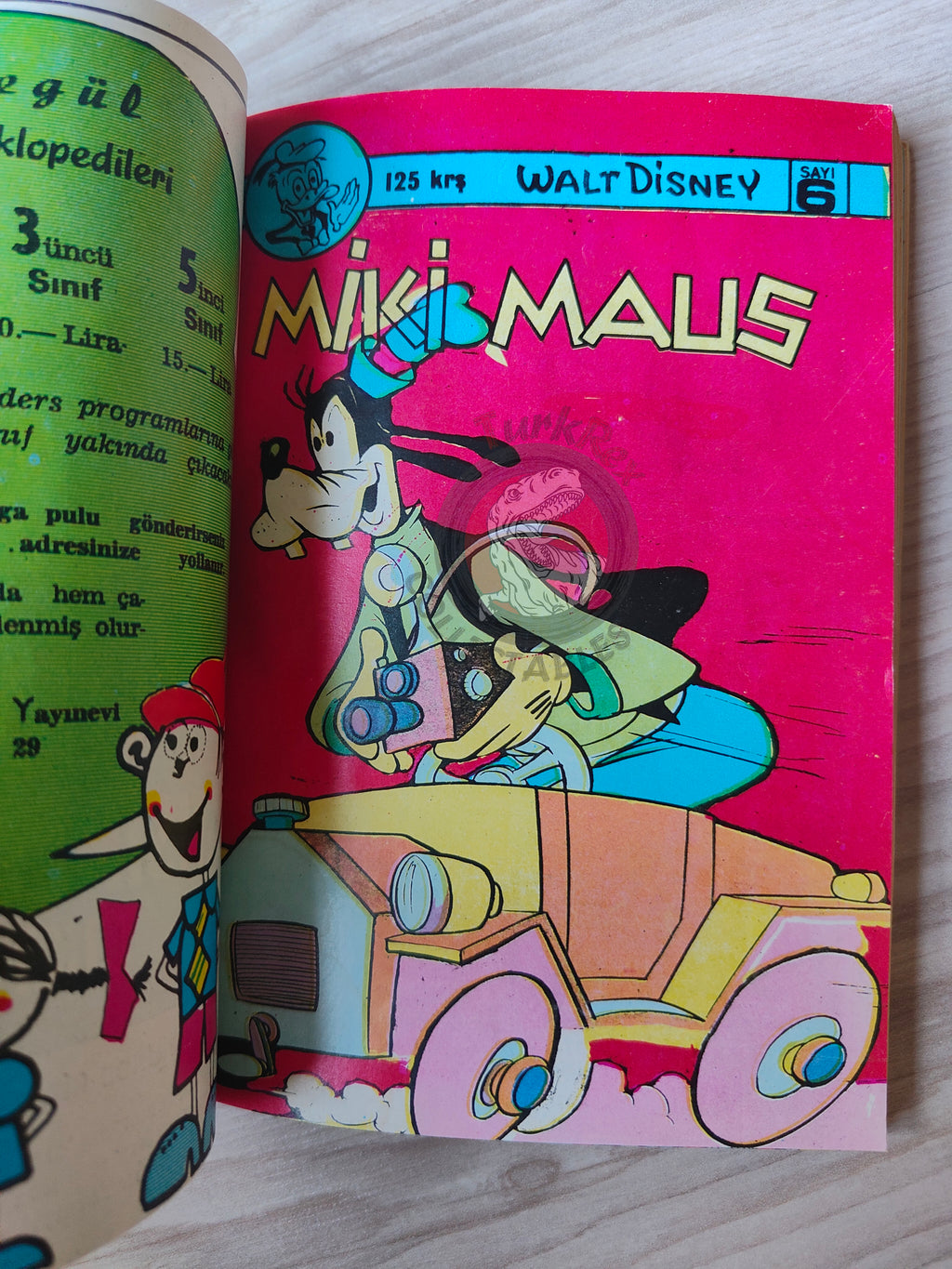 Mickey Mouse Mag Volume #2 1970 Turkish Comic Turkey Walt Disney Donald Duck