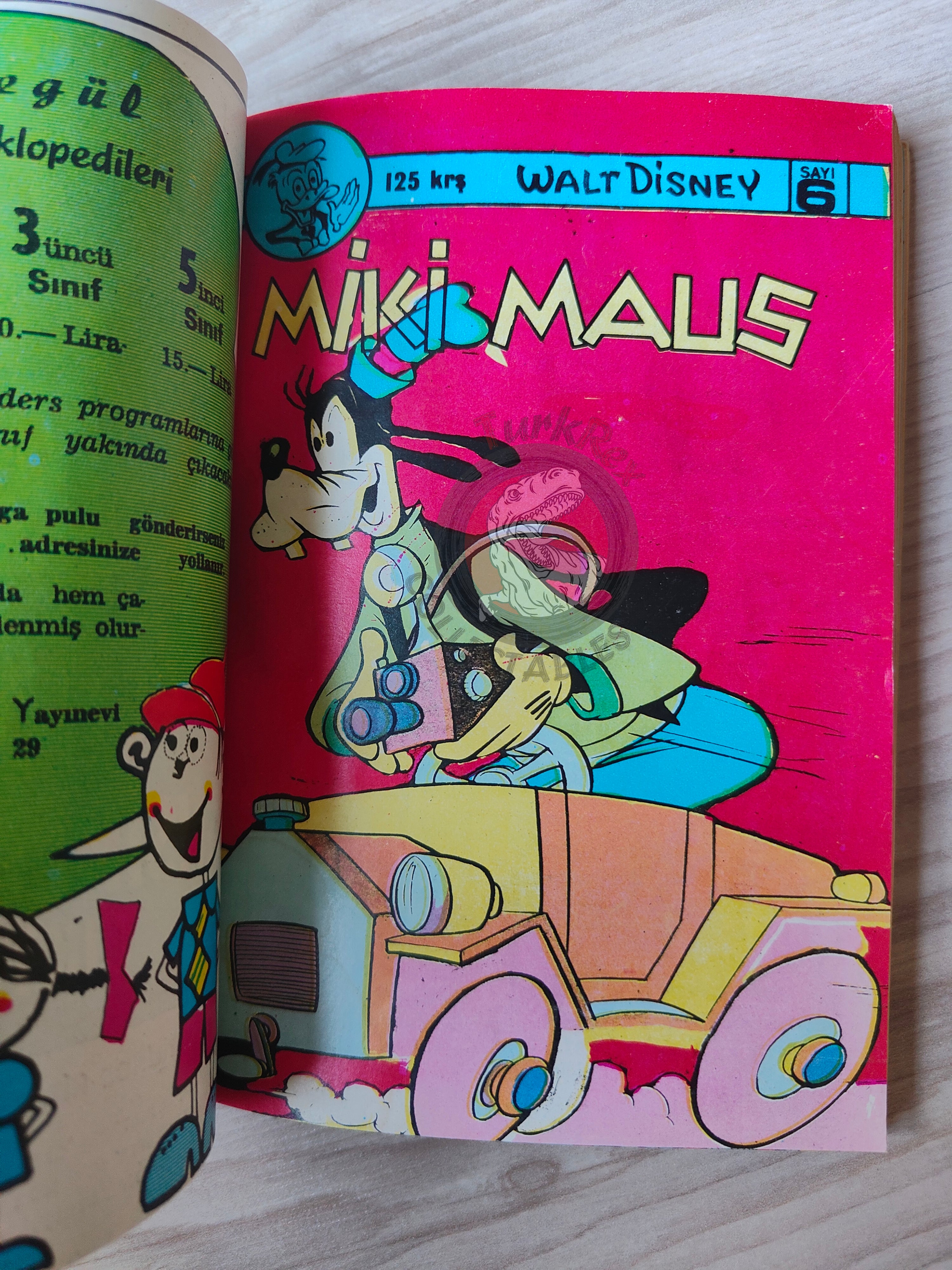 Mickey Mouse Mag Volume #2 1970 Turkish Comic Turkey Walt Disney Donald Duck
