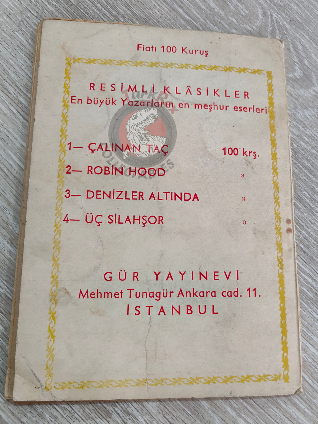 The Prince and the Pauper – Mark Twain 1962 Turkish Comic Turkey Classics Illustrated