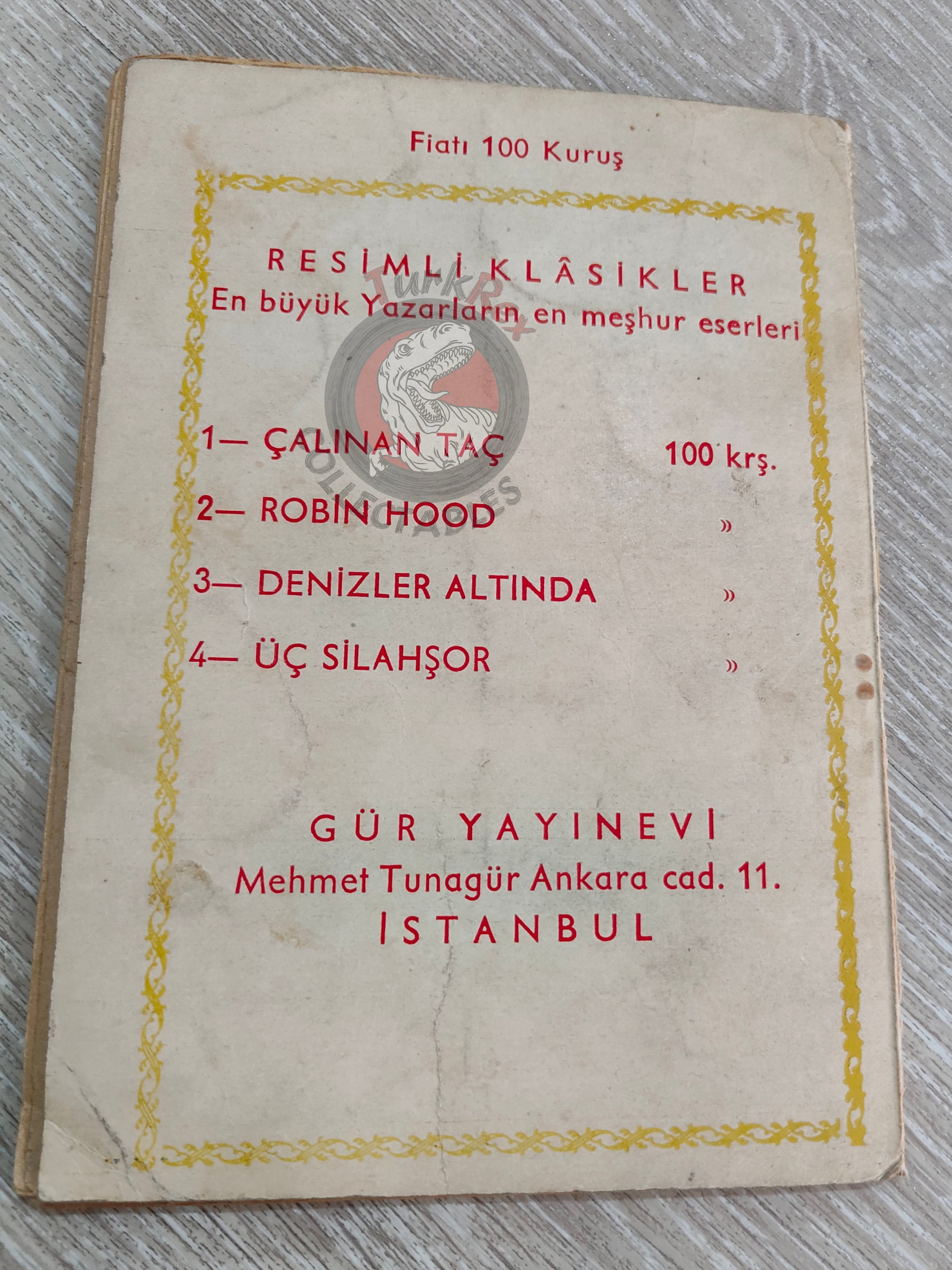 The Prince and the Pauper – Mark Twain 1962 Turkish Comic Turkey Classics Illustrated