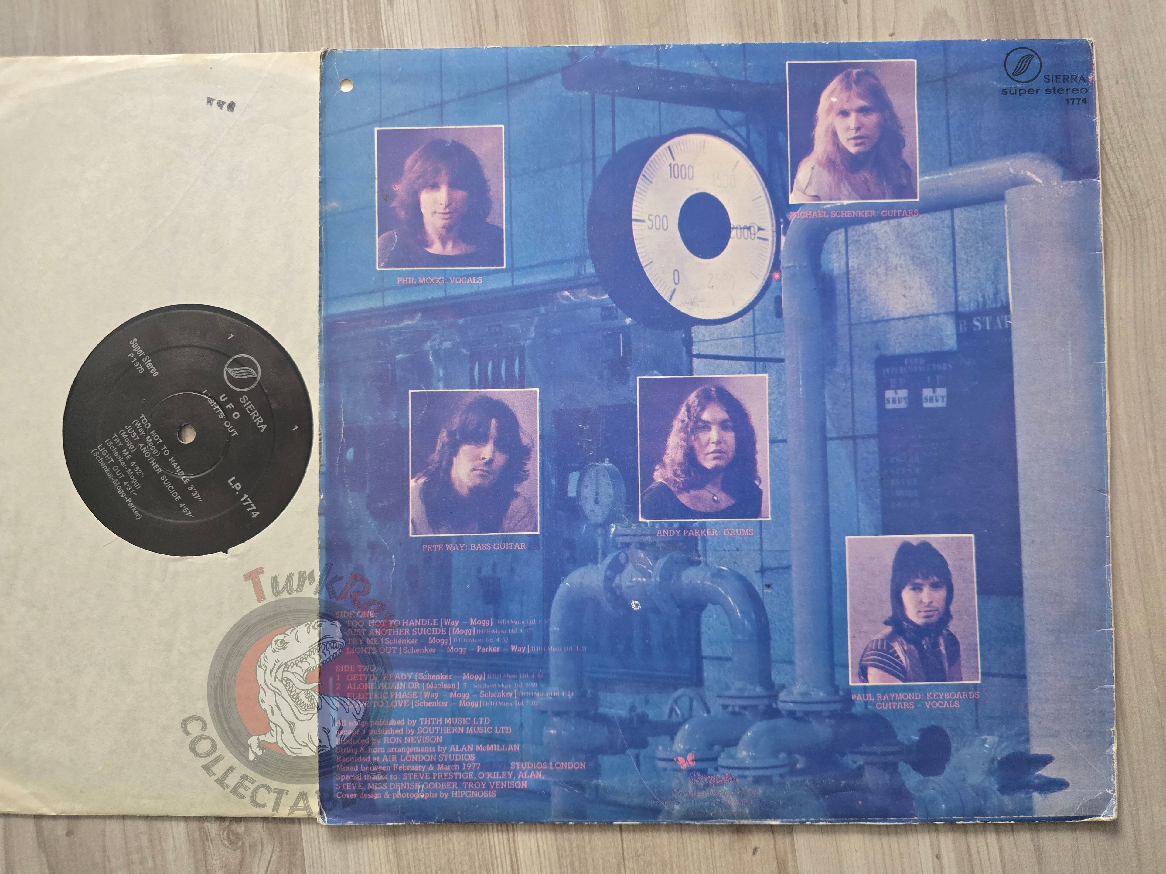 UFO – Lights Out Turkish Pressing Vinyl Turkey Edition