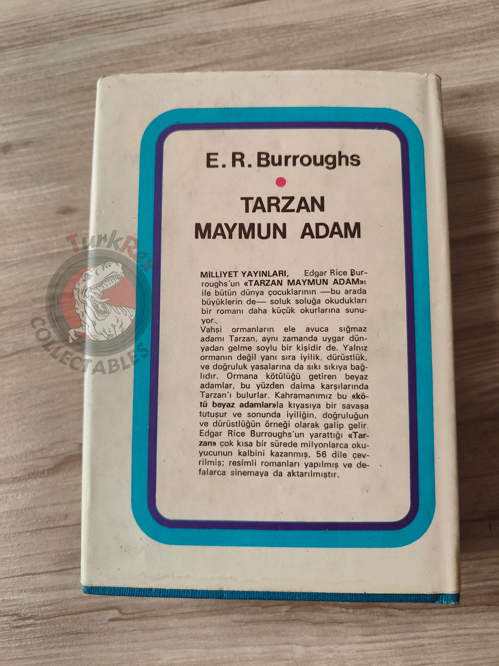 Edgar Rice Burroughs – Tarzan 1971 HC/DJ Turkish Book Turkey Illustrated Johnny Weissmuller