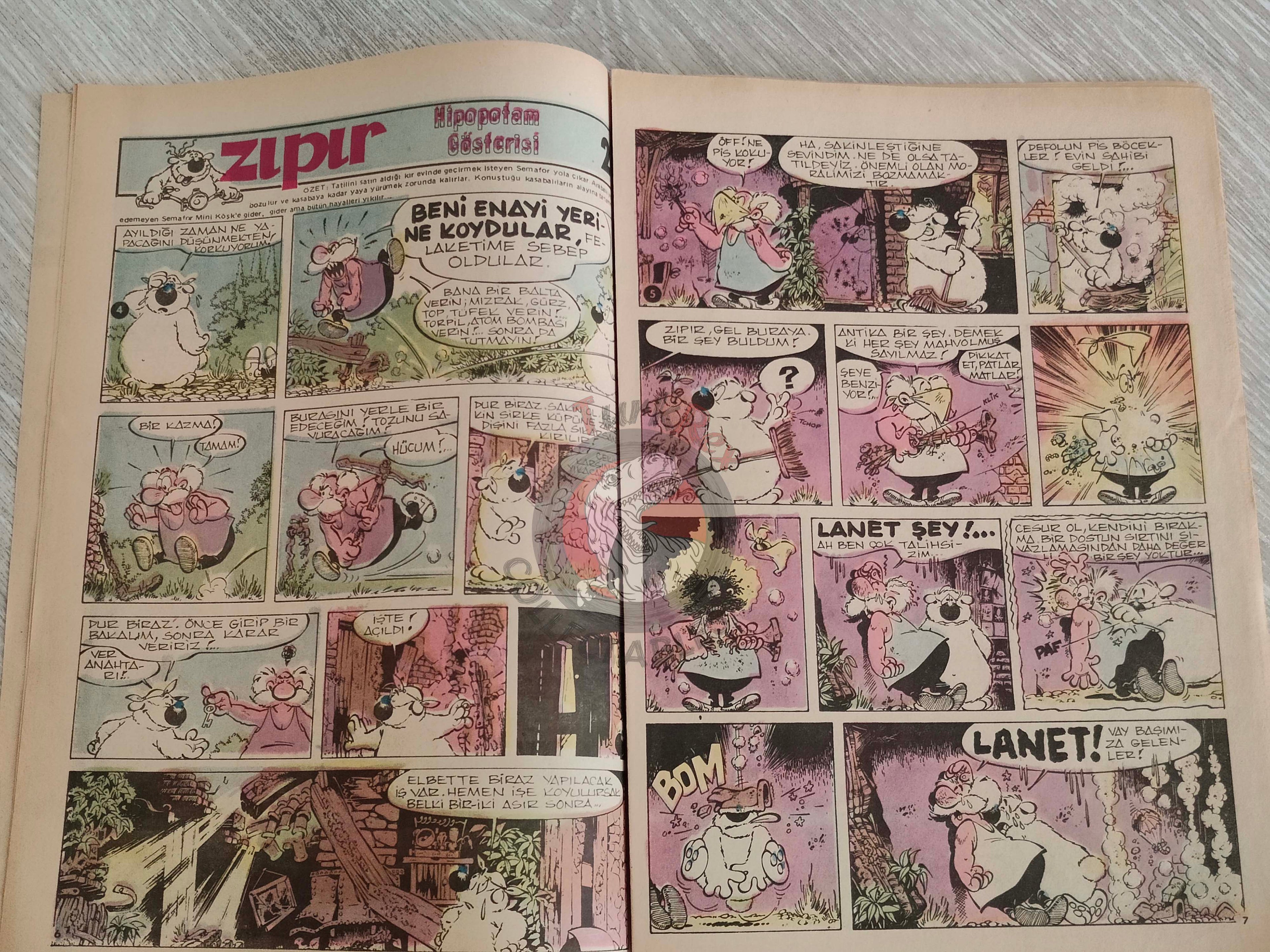 Tercüman Çocuk #39 1982 Turkish Comic Turkey Superman Star Wars #28 The Flintstones Thorgal Larry Yuma