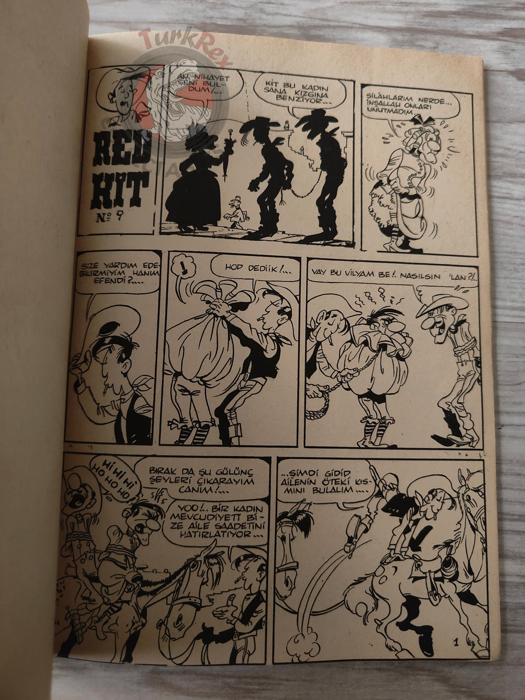 Lucky Luke #3 Les Cousins Dalton 1973 Turkish Comic Turkey Tom and Jerry