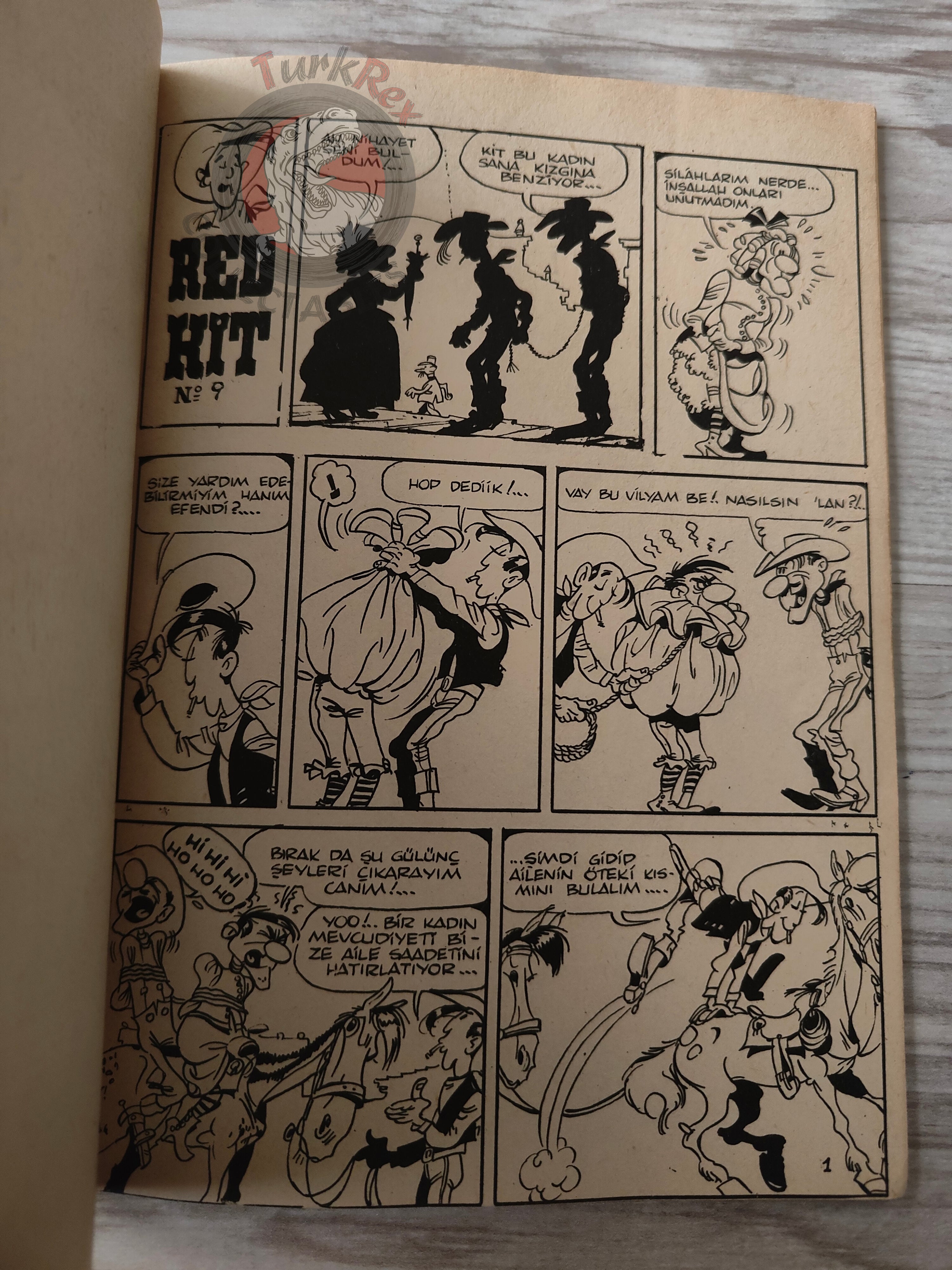 Lucky Luke #3 Les Cousins Dalton 1973 Turkish Comic Turkey Tom and Jerry